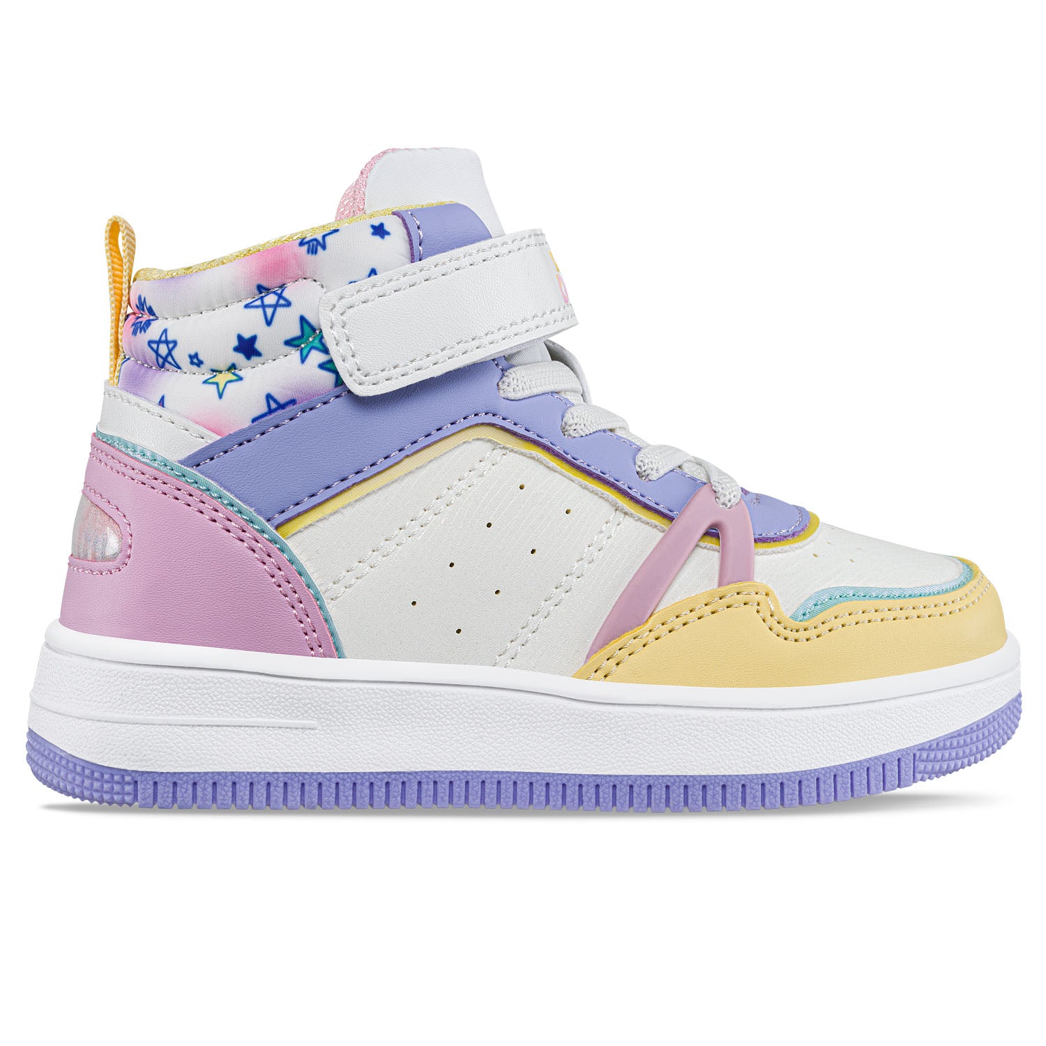 Tenis Urbanos Reffor Blanco-Lila Los Gomosos para Niña