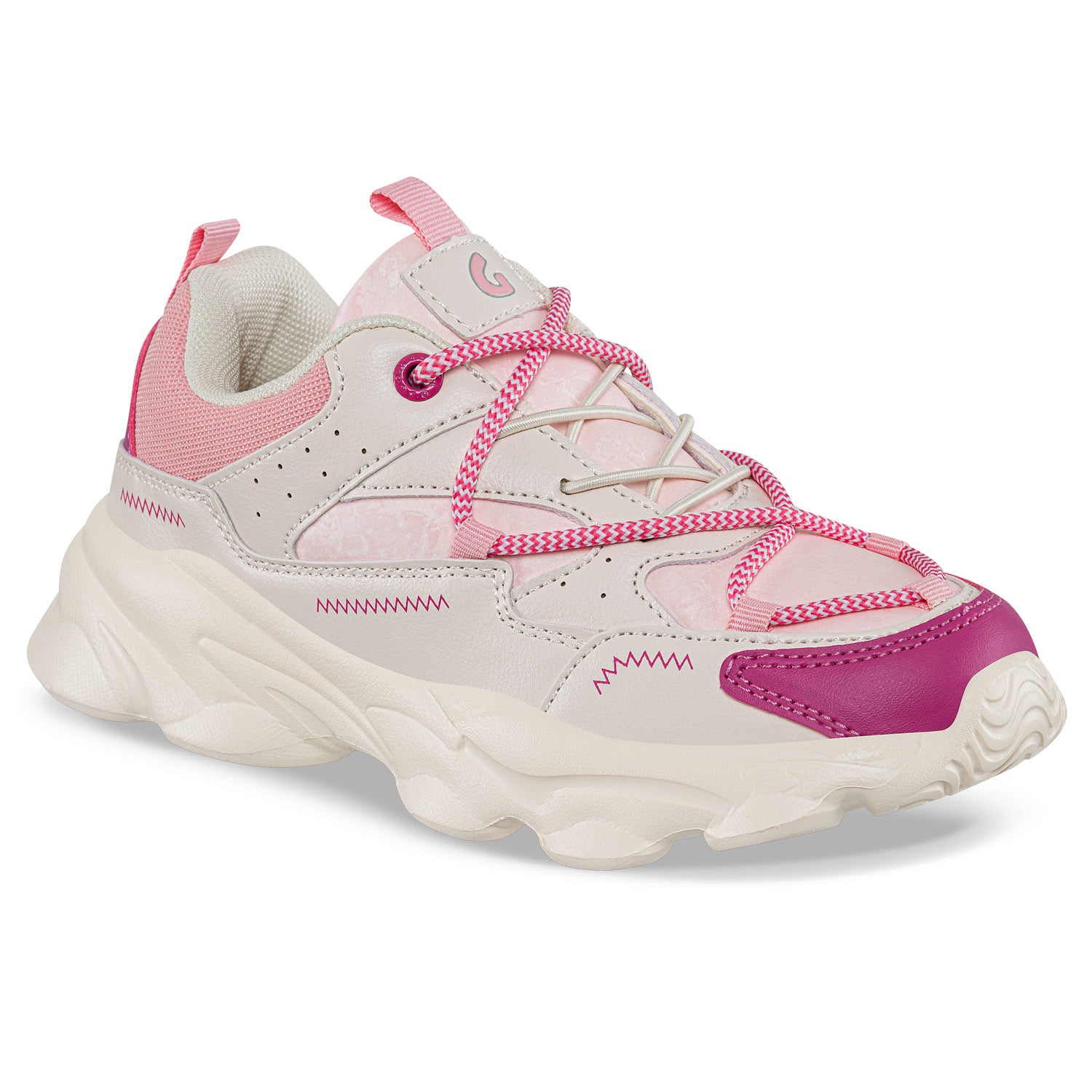 Tenis Urbanos Lonar Beige-Fucsia Los Gomosos para Niña