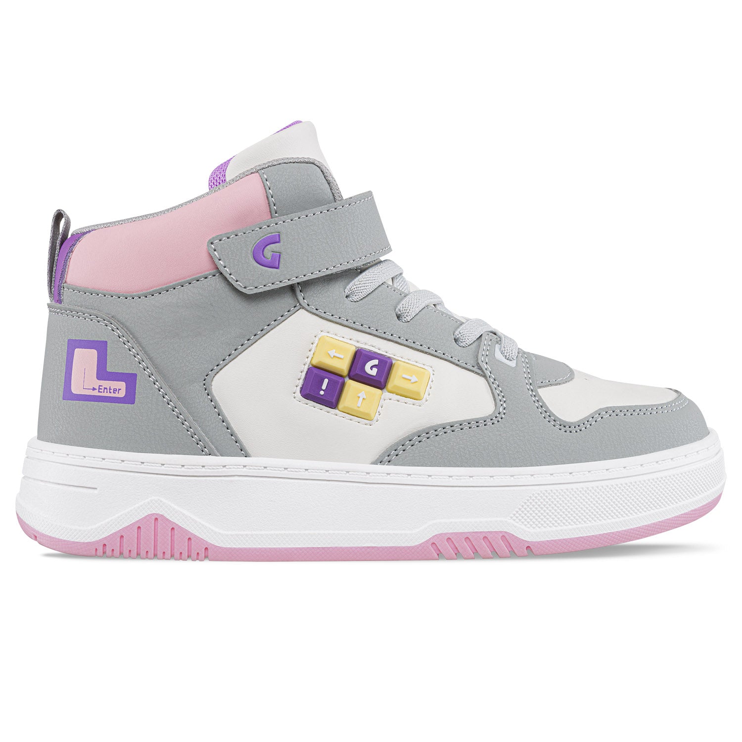 Tenis Urbanos Odyl Blanco-Gris Los Gomosos para Niña