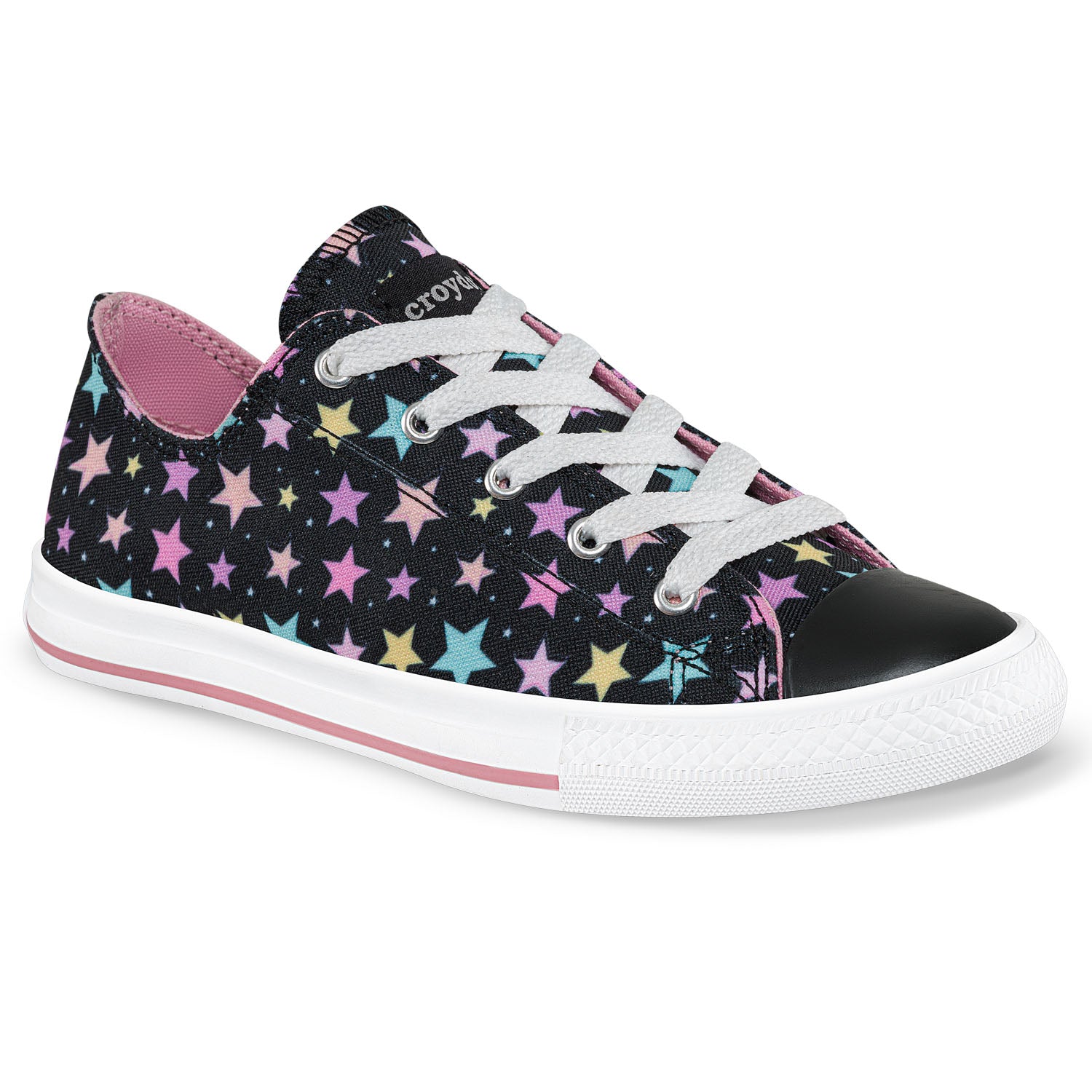 Tenis Casuales Lou Bajo Negro Croydon para Niño