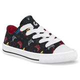 Tenis Casuales Kanzo Bajo Negro Los Gomosos para Niño