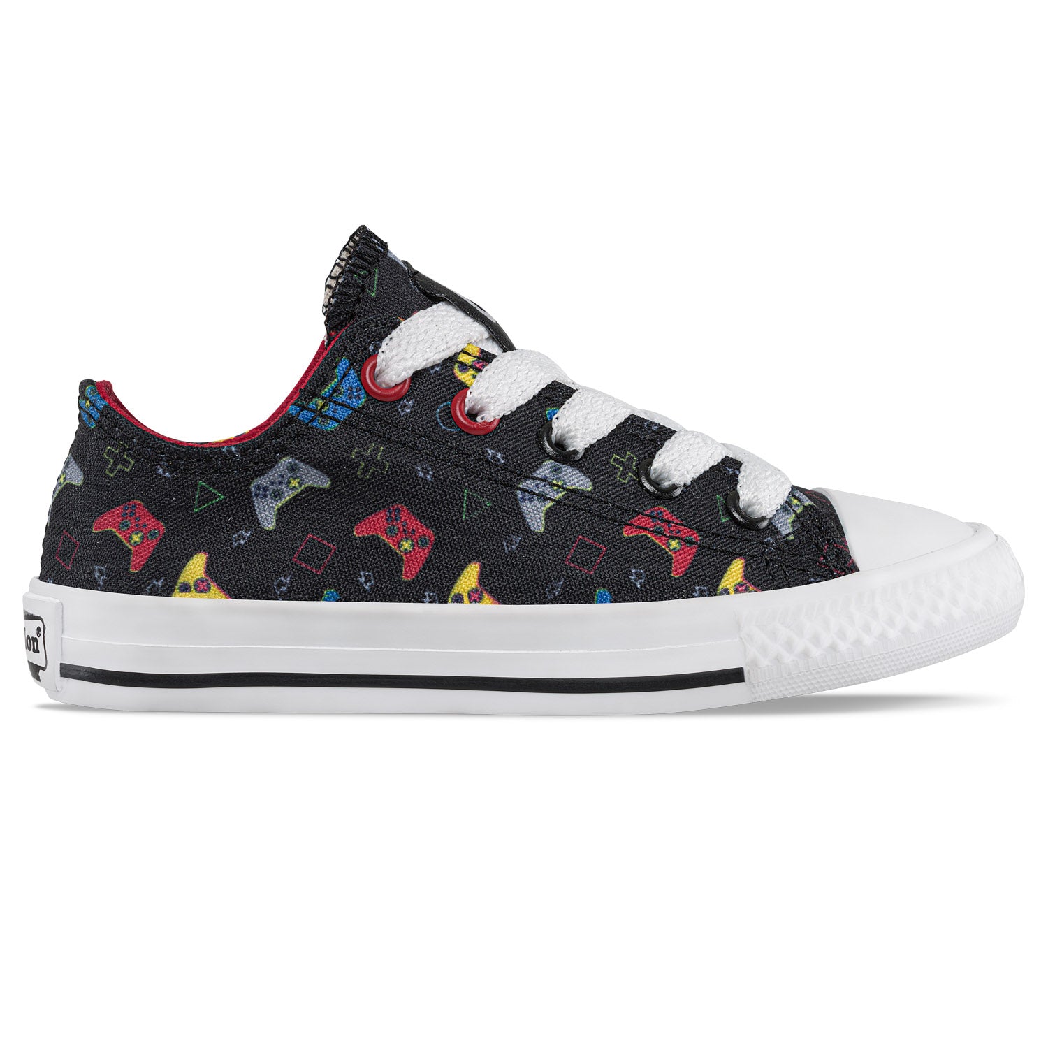 Tenis Casuales Kanzo Bajo Negro Los Gomosos para Niño