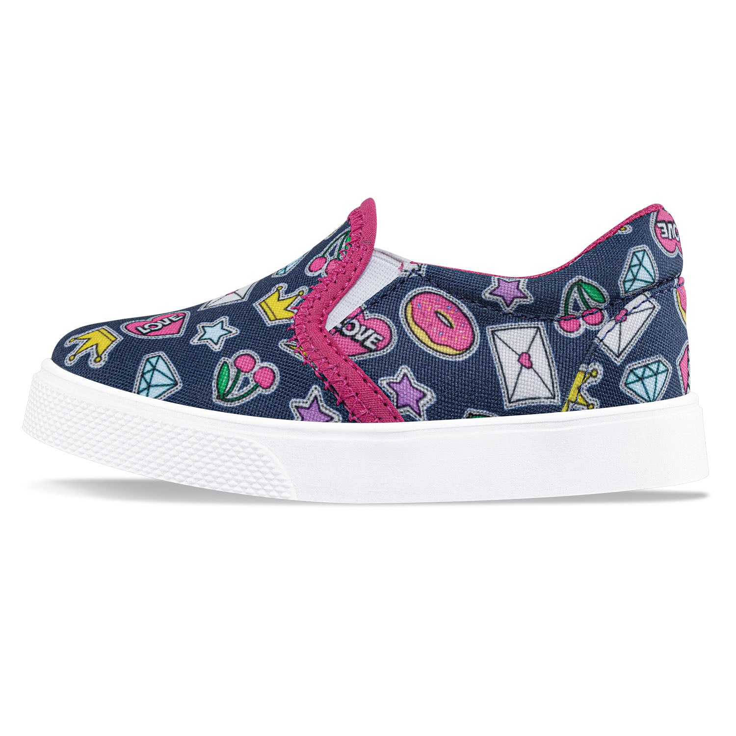 Tenis Casuales Tess Azul Osc Los Gomosos para Niña