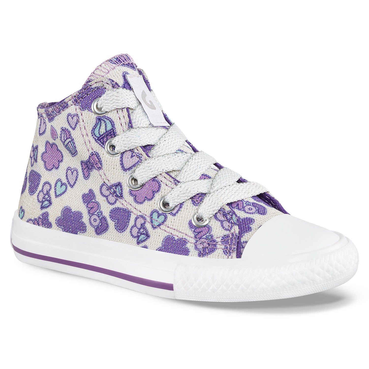 Tenis Casuales Takada Alto Lila Los Gomosos para Niña