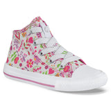 Tenis Casuales Takada Alto Fucsia Los Gomosos para Niña