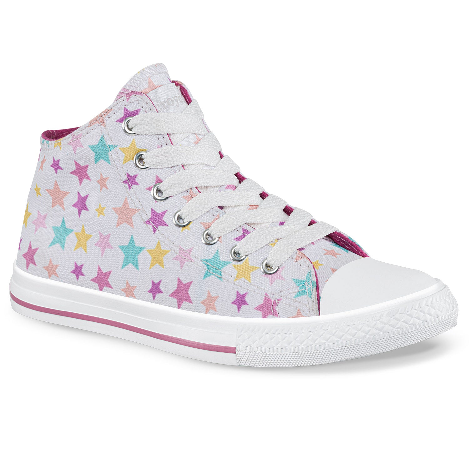 Tenis Casuales Lou Alto Blanco Croydon para Niña