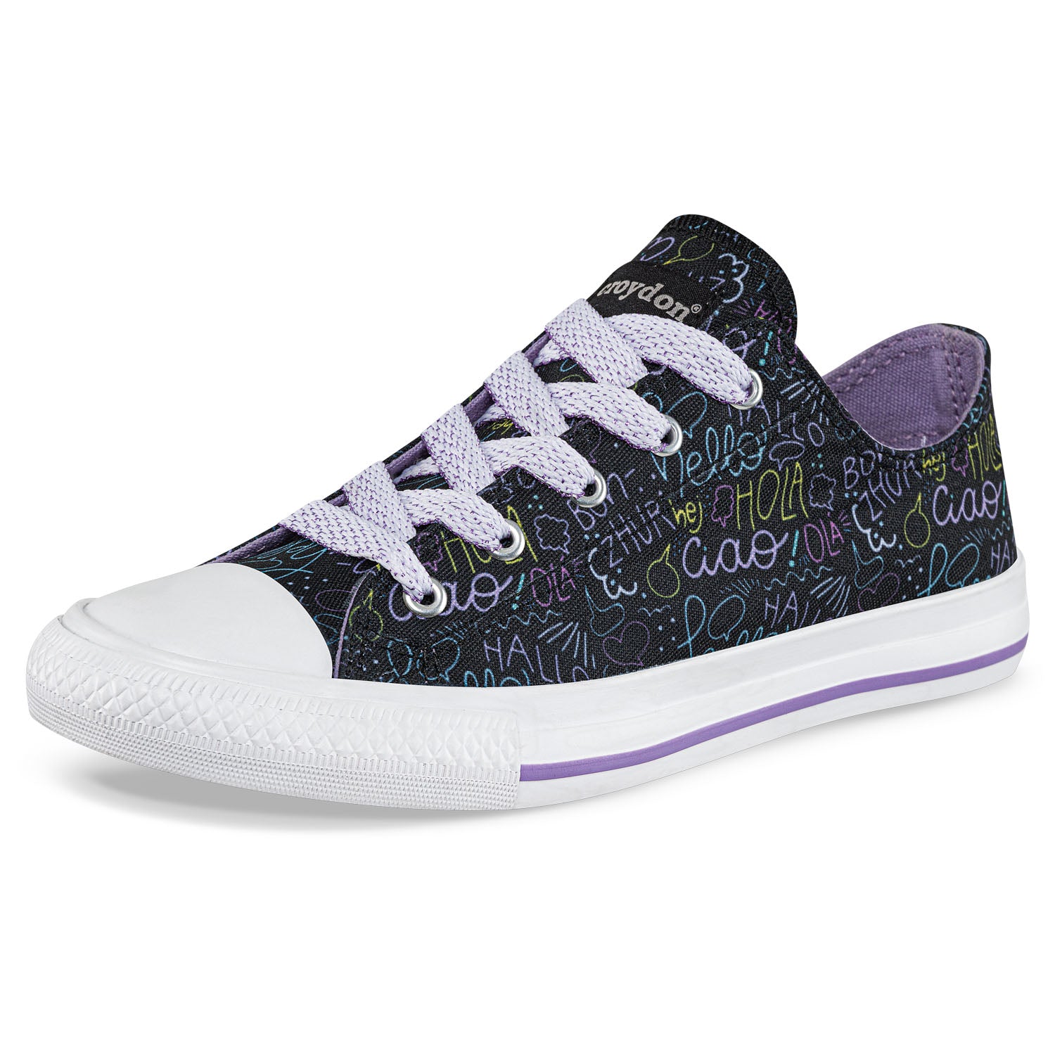 Tenis Casuales Minka Bajo Negro Croydon para Niña