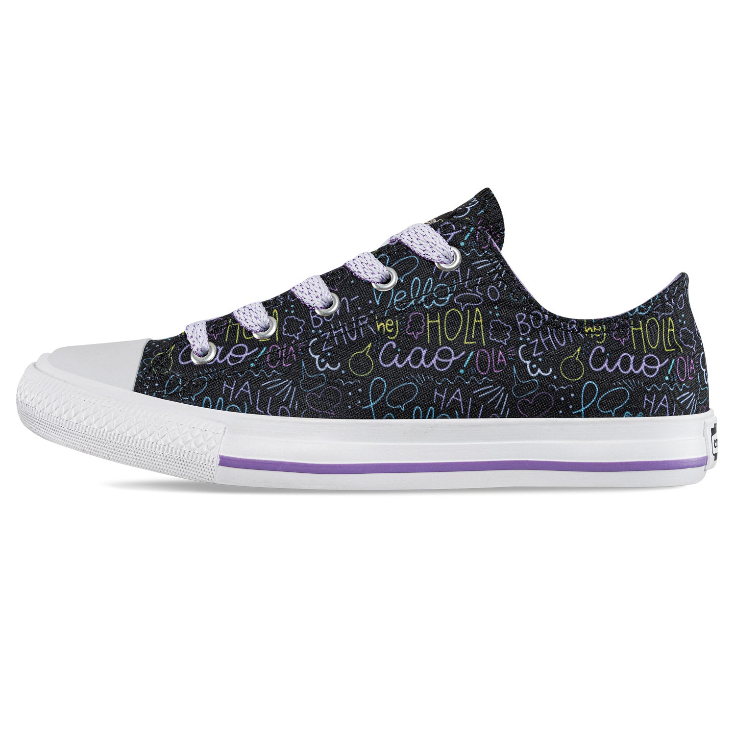Tenis Casuales Minka Bajo Negro Croydon para Niña