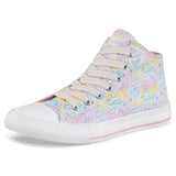 Tenis Casuales Minka Alto Blanco Croydon para Niña