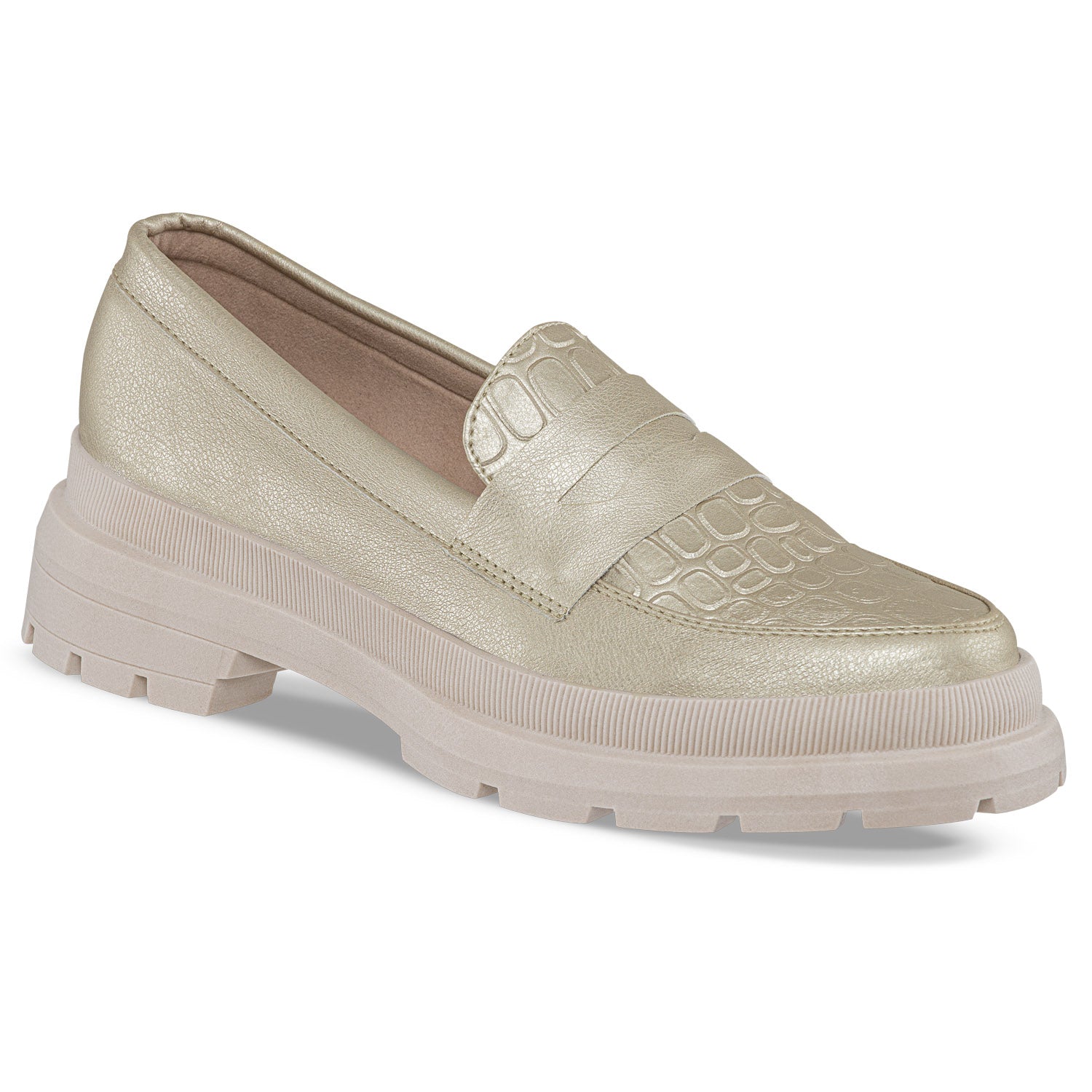 Mocasines Merlina Oro Croydon para Mujer
