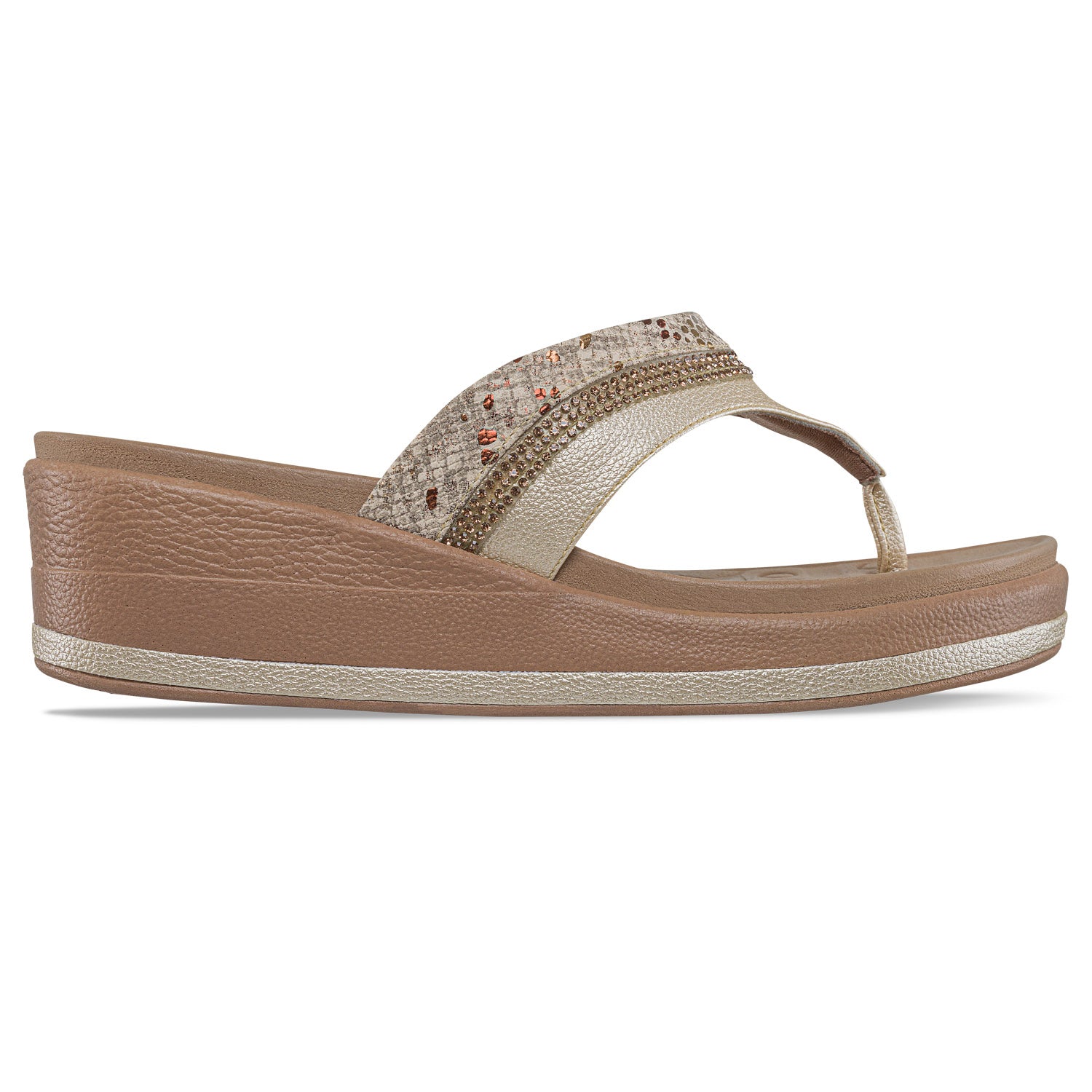 Sandalias Tacón Edit Oro Croydon para Mujer