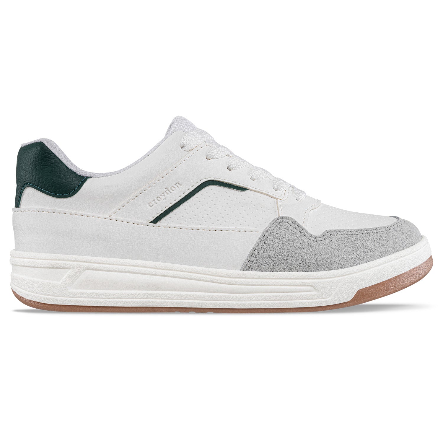 Tenis Urbanos Tabio Blanco-Verde Croydon para Hombre