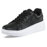 Tenis Urbanos Siena Negro-Blanco Croydon para Mujer