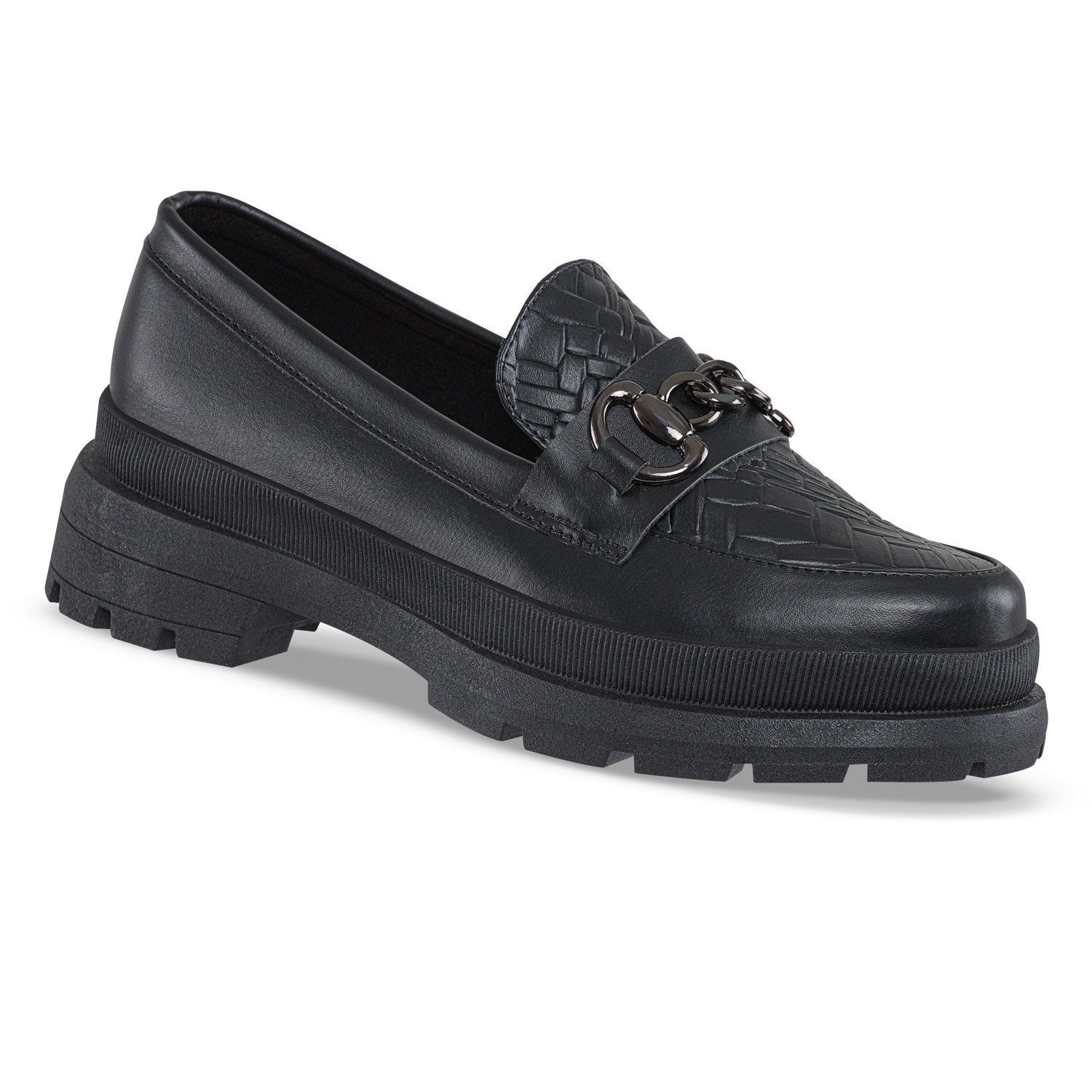 Mocasines Vilma Negro Croydon para Mujer