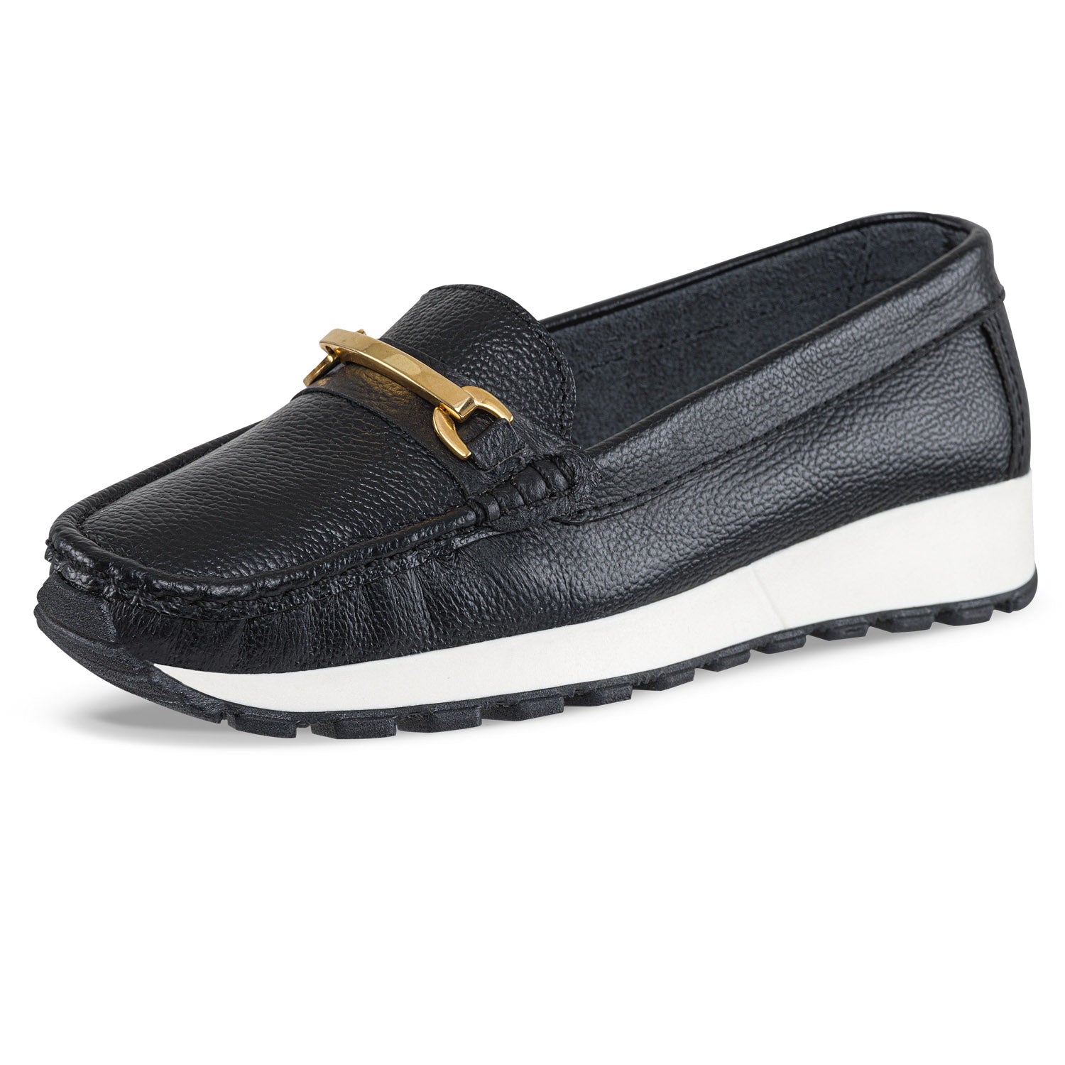 Mocasines Senaida Negro Croydon para Mujer