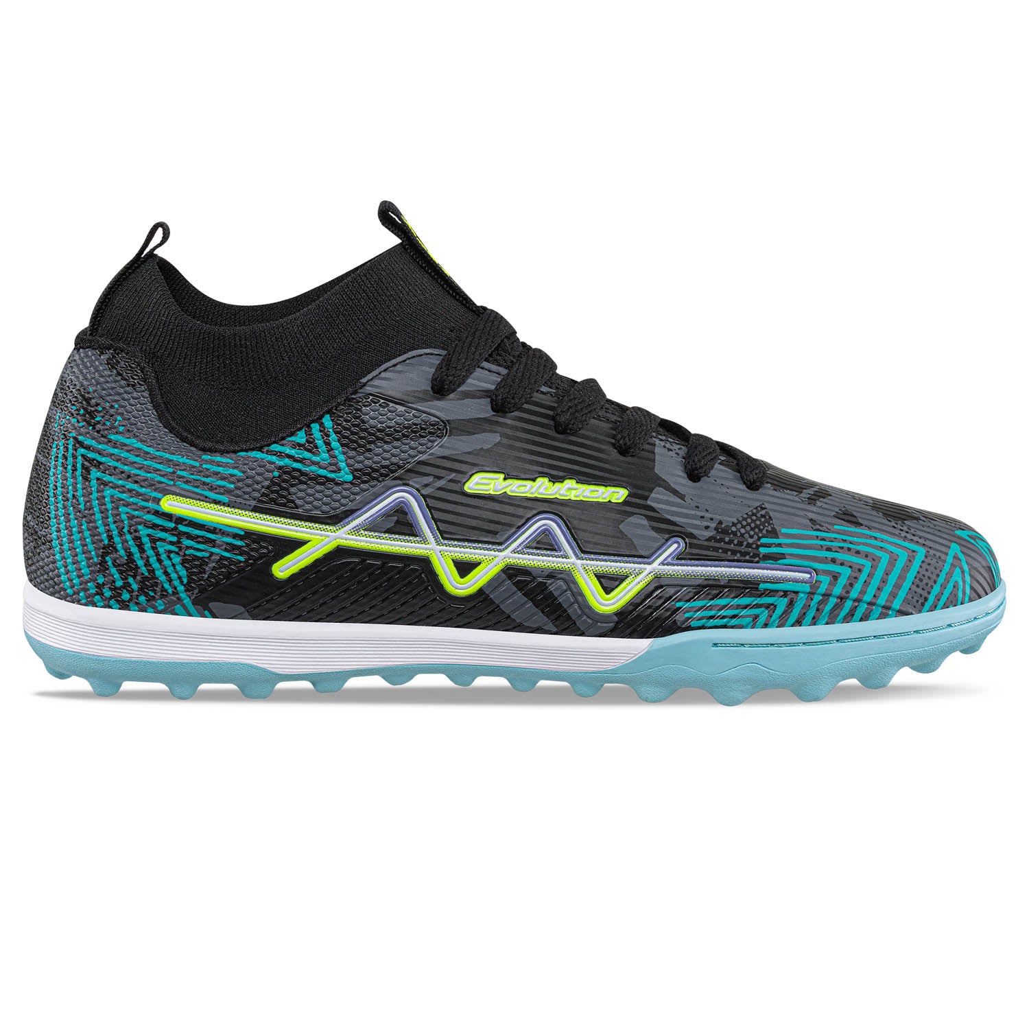 Guayos Sintética Blive Negro Croydon para Niño