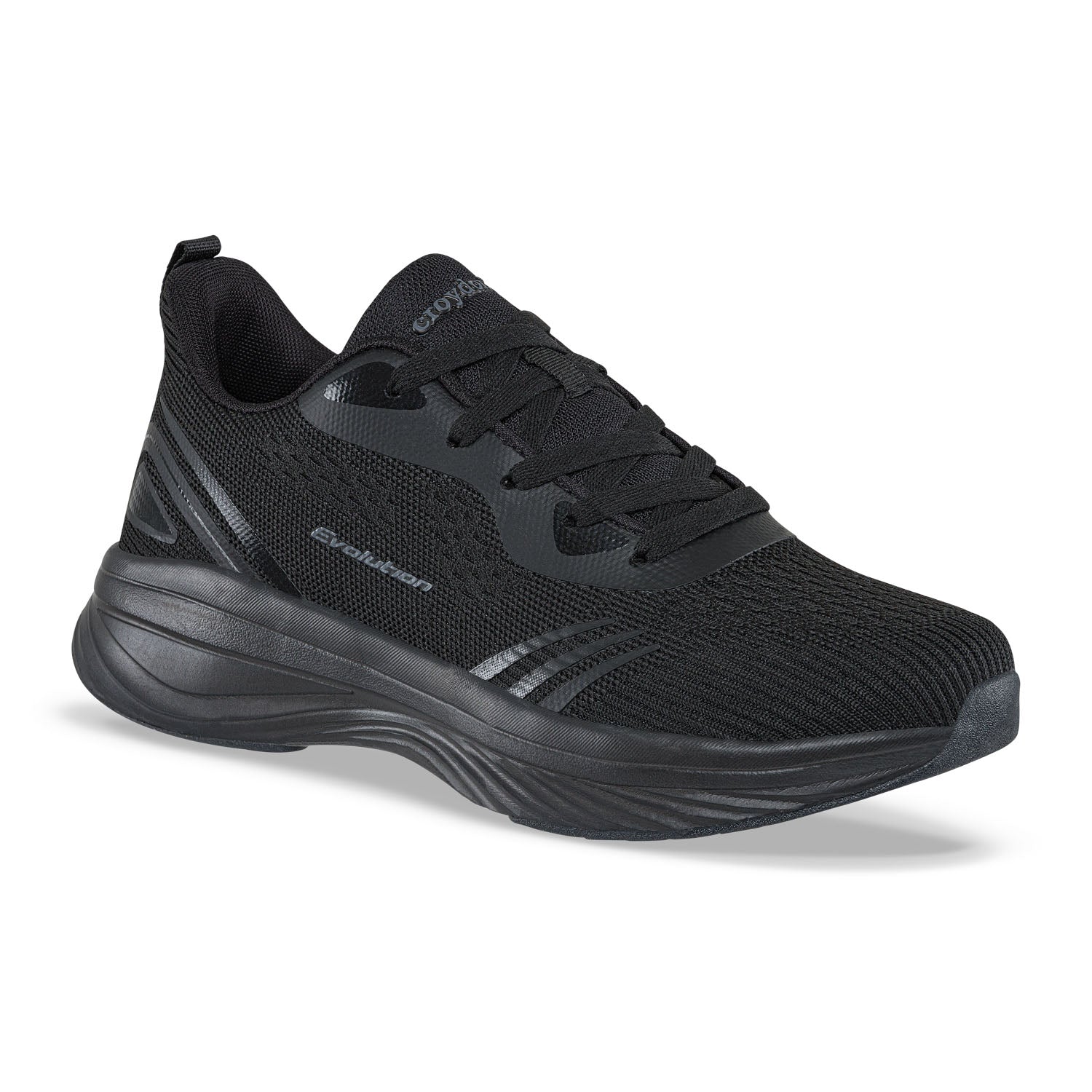 Tenis Running Blize Negro-Negro Croydon para Hombre
