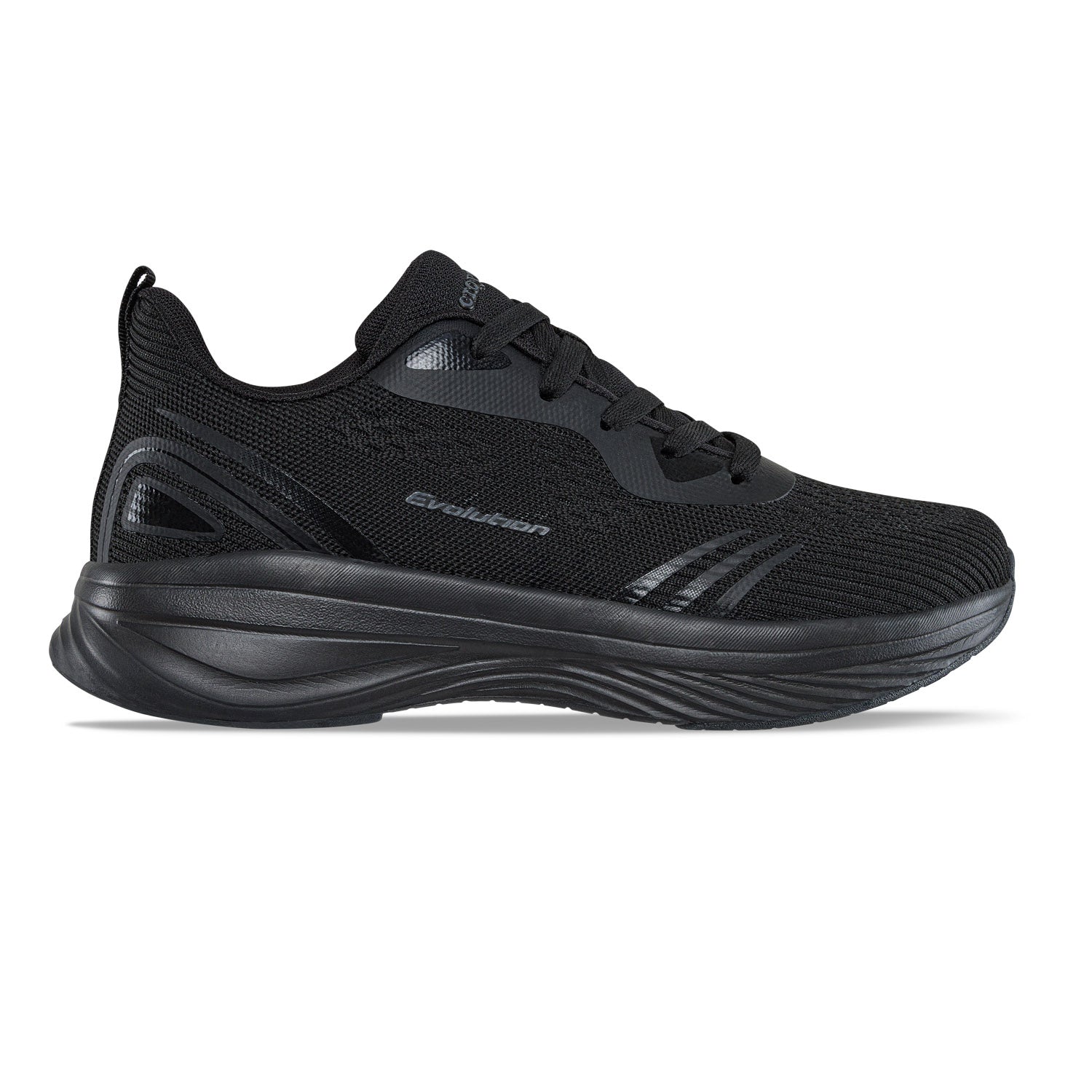 Tenis Running Blize Negro-Negro Croydon para Hombre