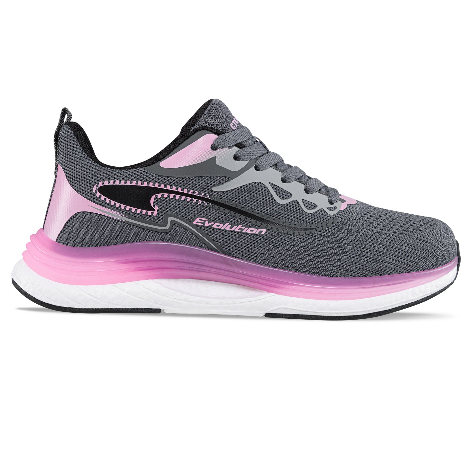 Tenis Running Broxu Gris Osc Croydon para Mujer