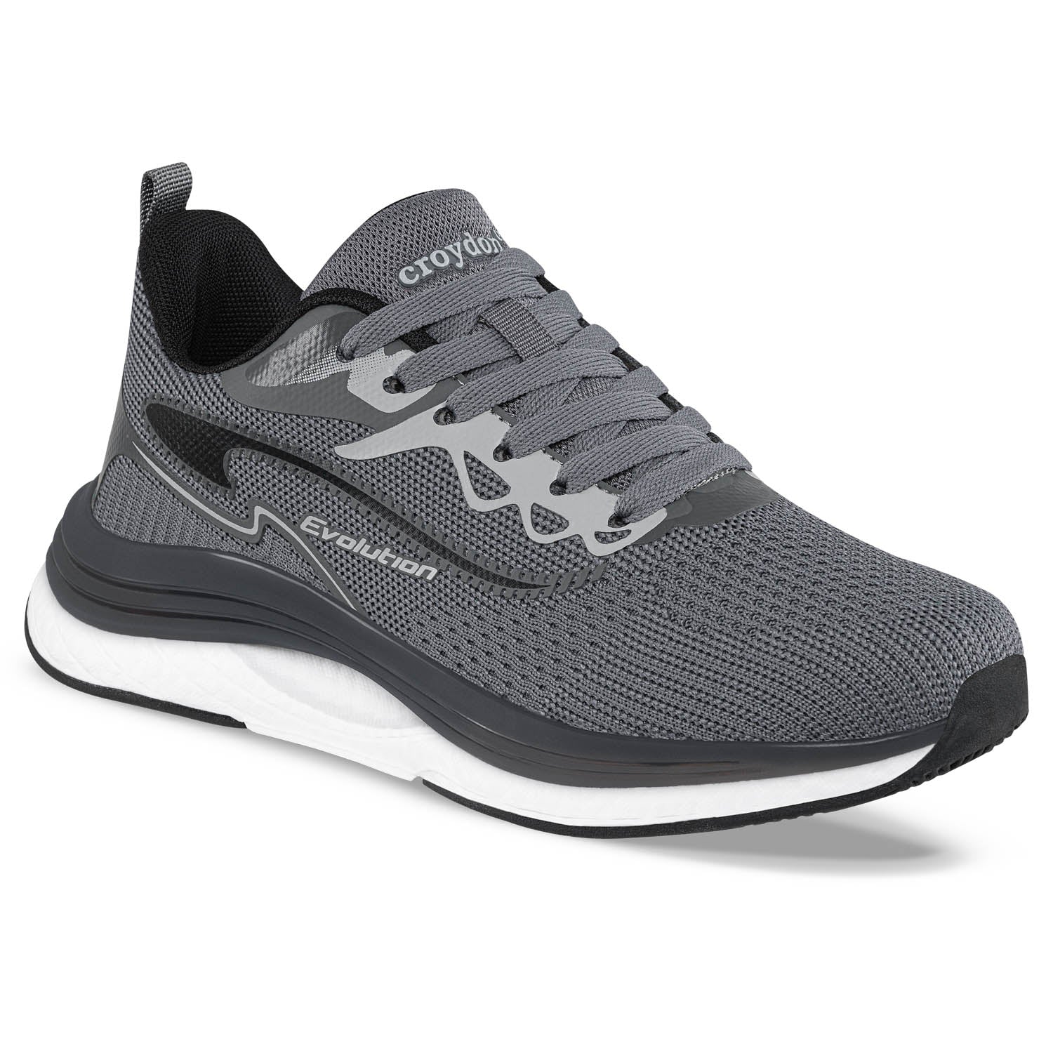Tenis Running Broxu Gris Croydon para Mujer