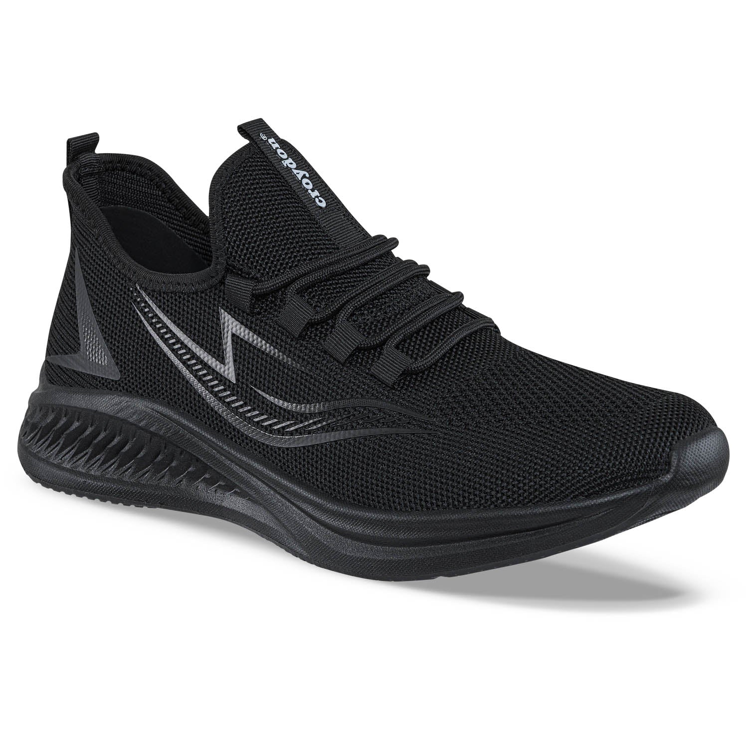 Tenis Running Drazz Negro-Negro Croydon para Hombre
