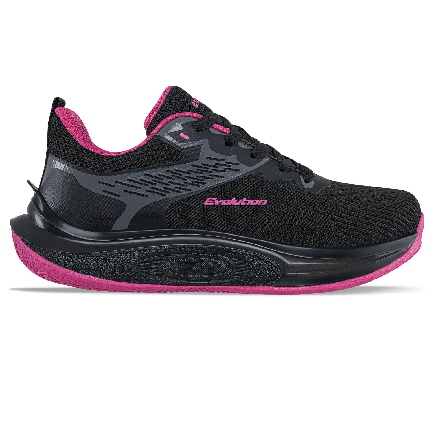 Tenis Running Fibyn Negro Croydon para Mujer