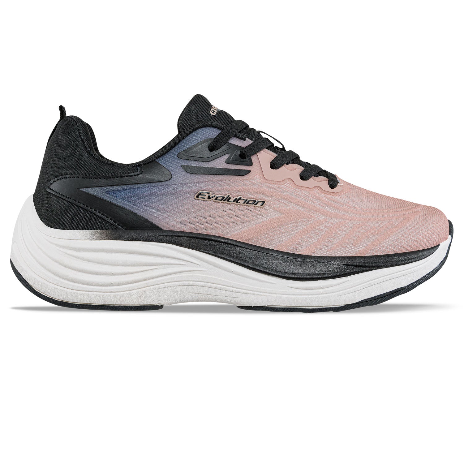 Tenis Running Marbu Rosa-Negro Croydon para Mujer