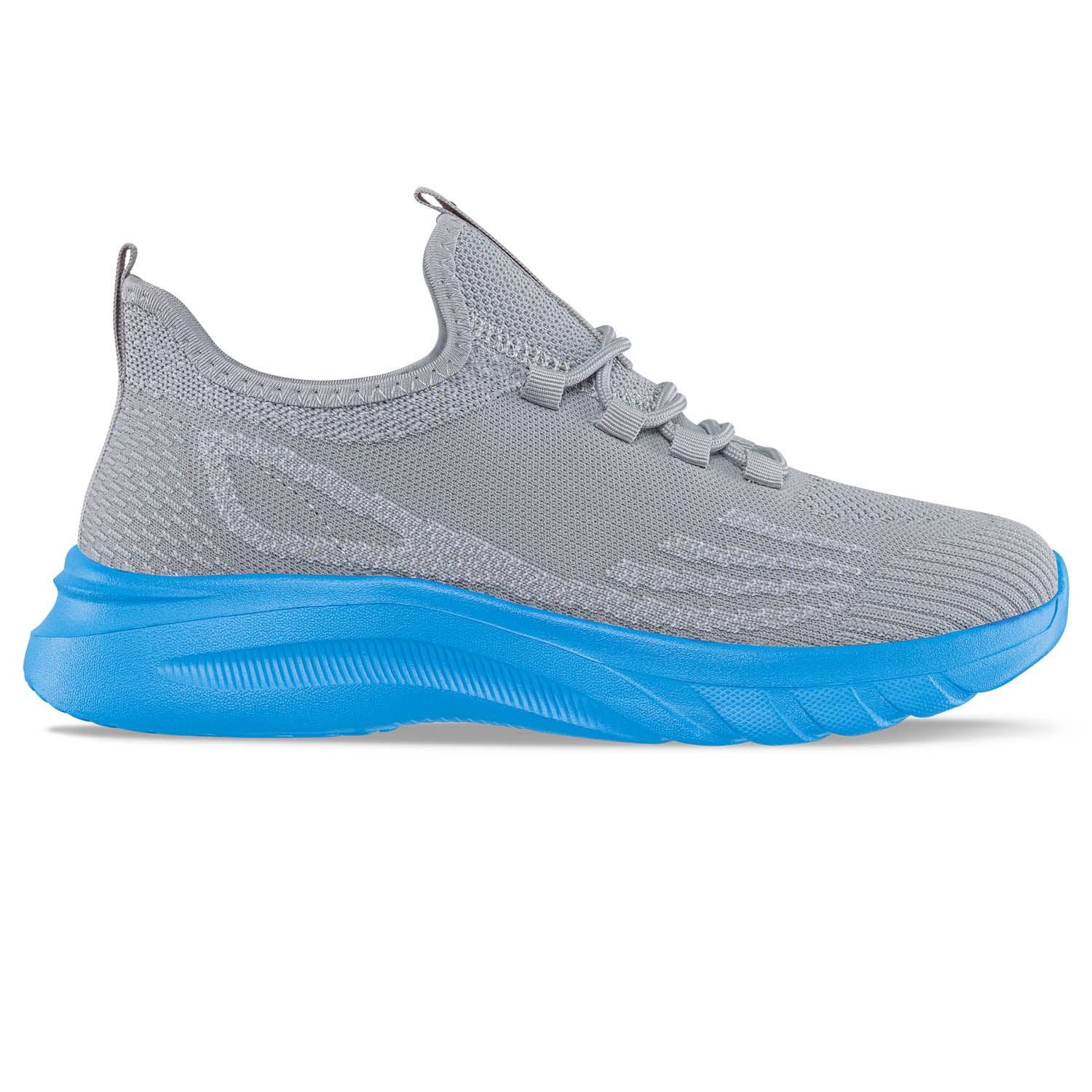 Tenis Running Pemax Gris-Azul Croydon para Hombre