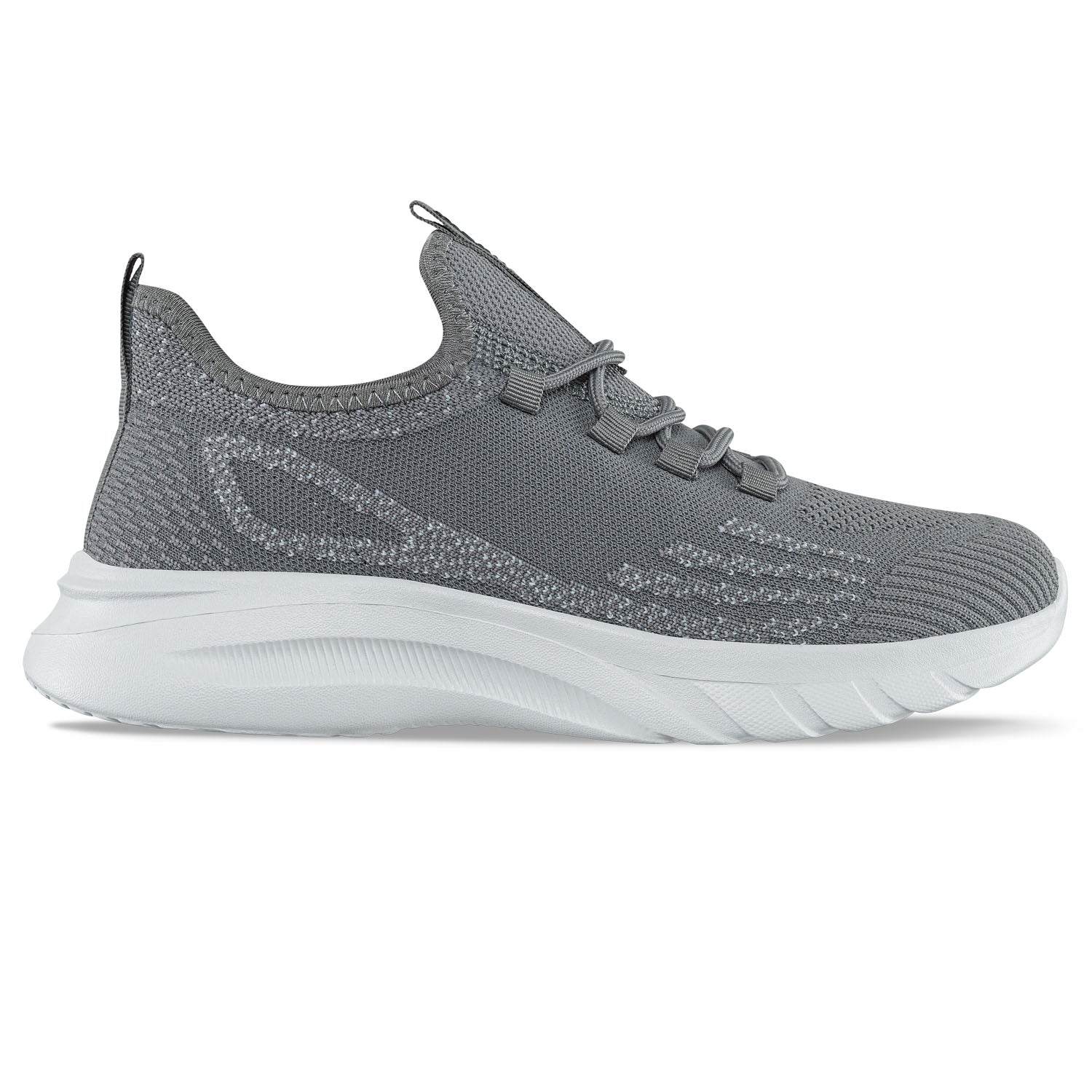 Tenis Running Pemax Gris-Blanco Croydon para Hombre