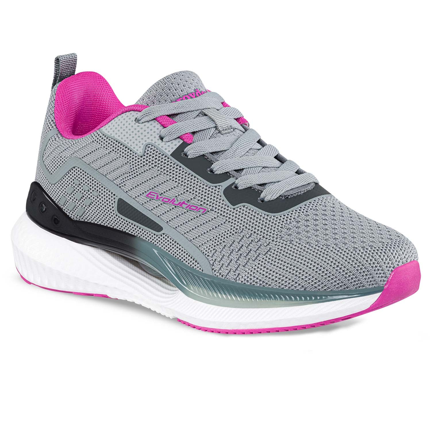 Tenis Running Plonk Gris Croydon para Mujer
