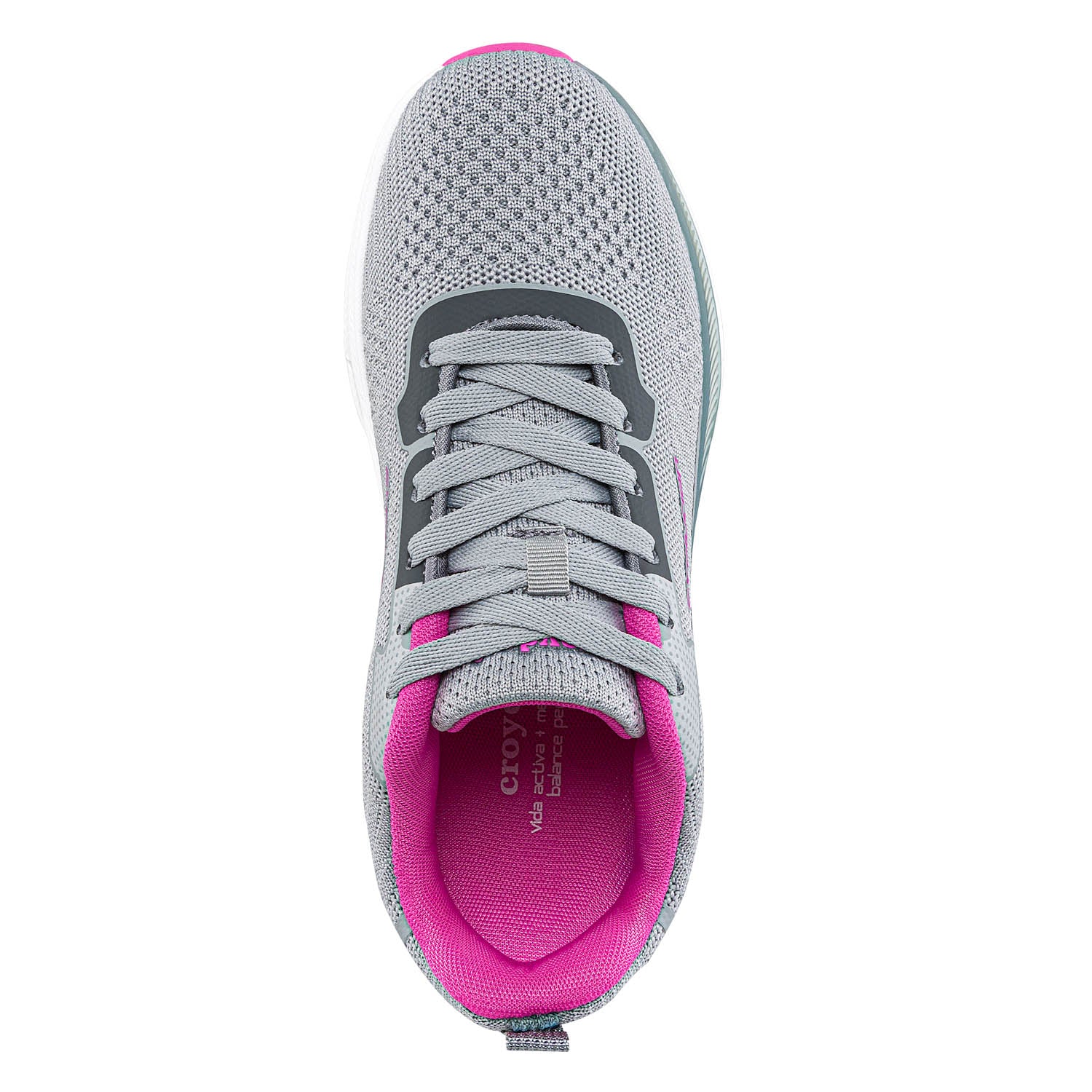 Tenis Running Plonk Gris Croydon para Mujer
