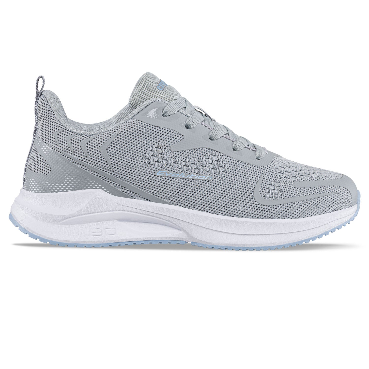 Tenis Running Ringy Gris-Azul Croydon para Mujer