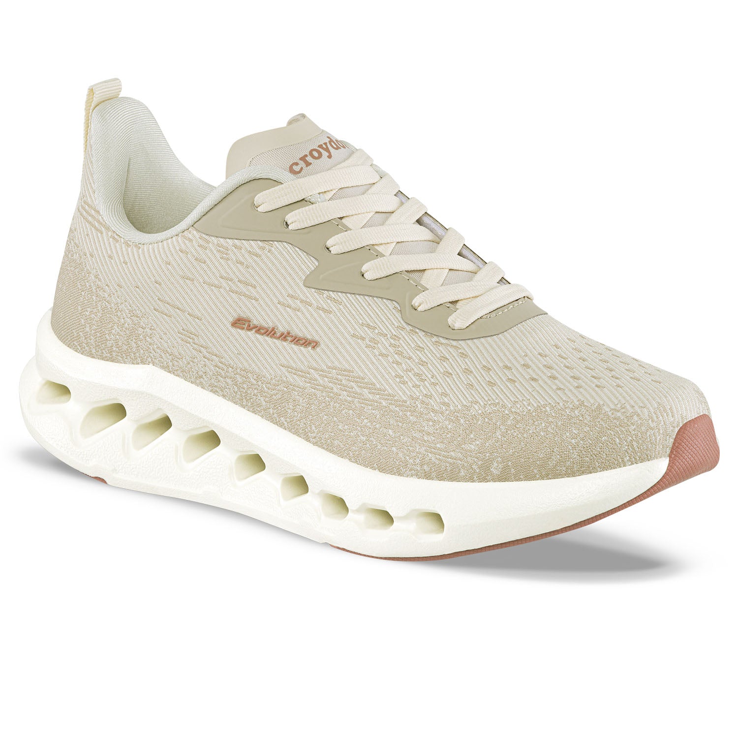Tenis Running Taro Beige Croydon para Mujer