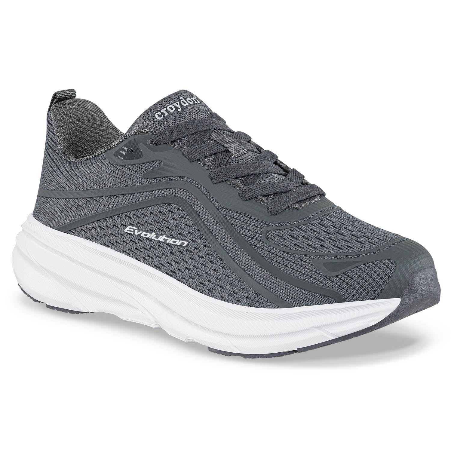 Tenis Running Tibble Gris Croydon para Mujer