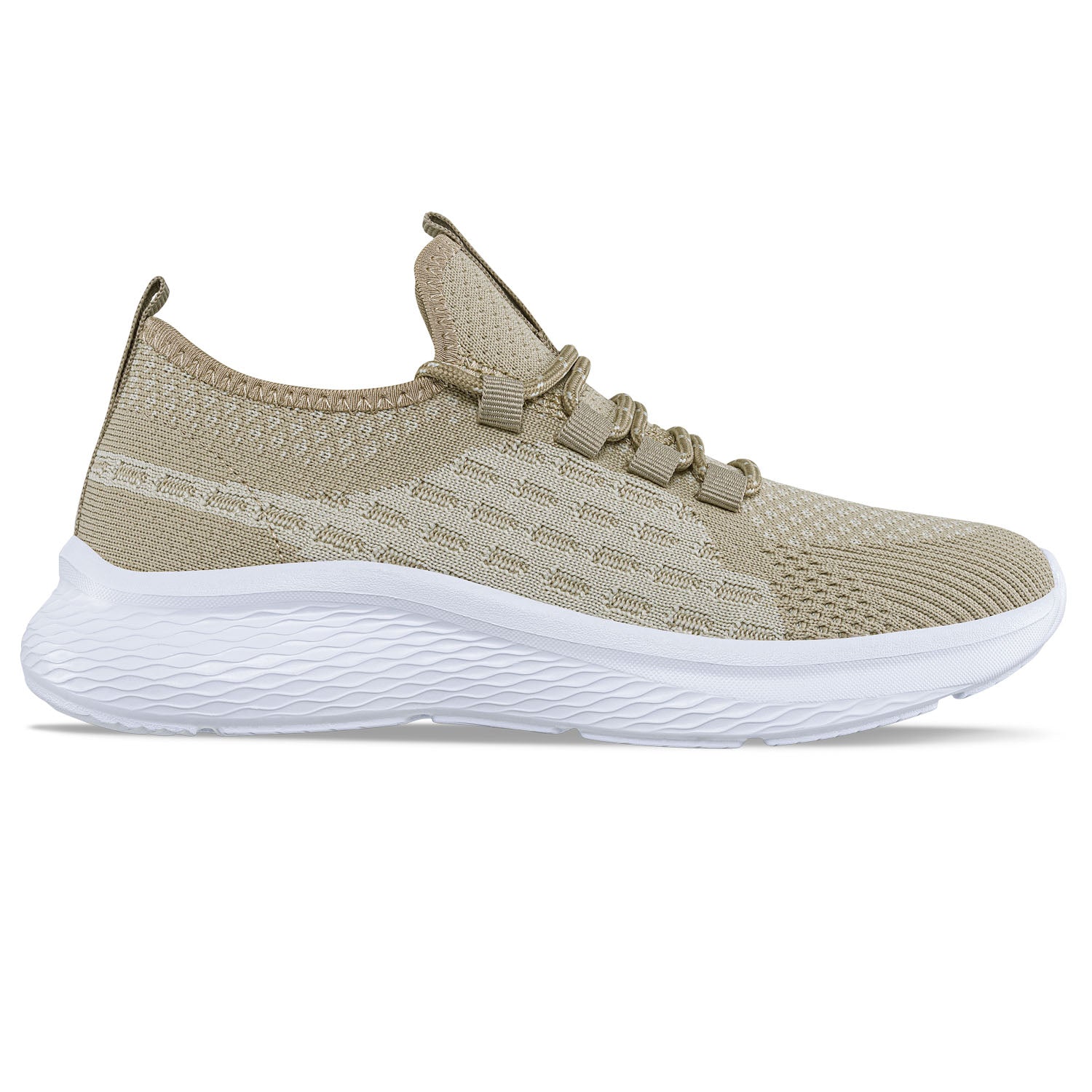 Tenis Running Trux Beige Croydon para Mujer