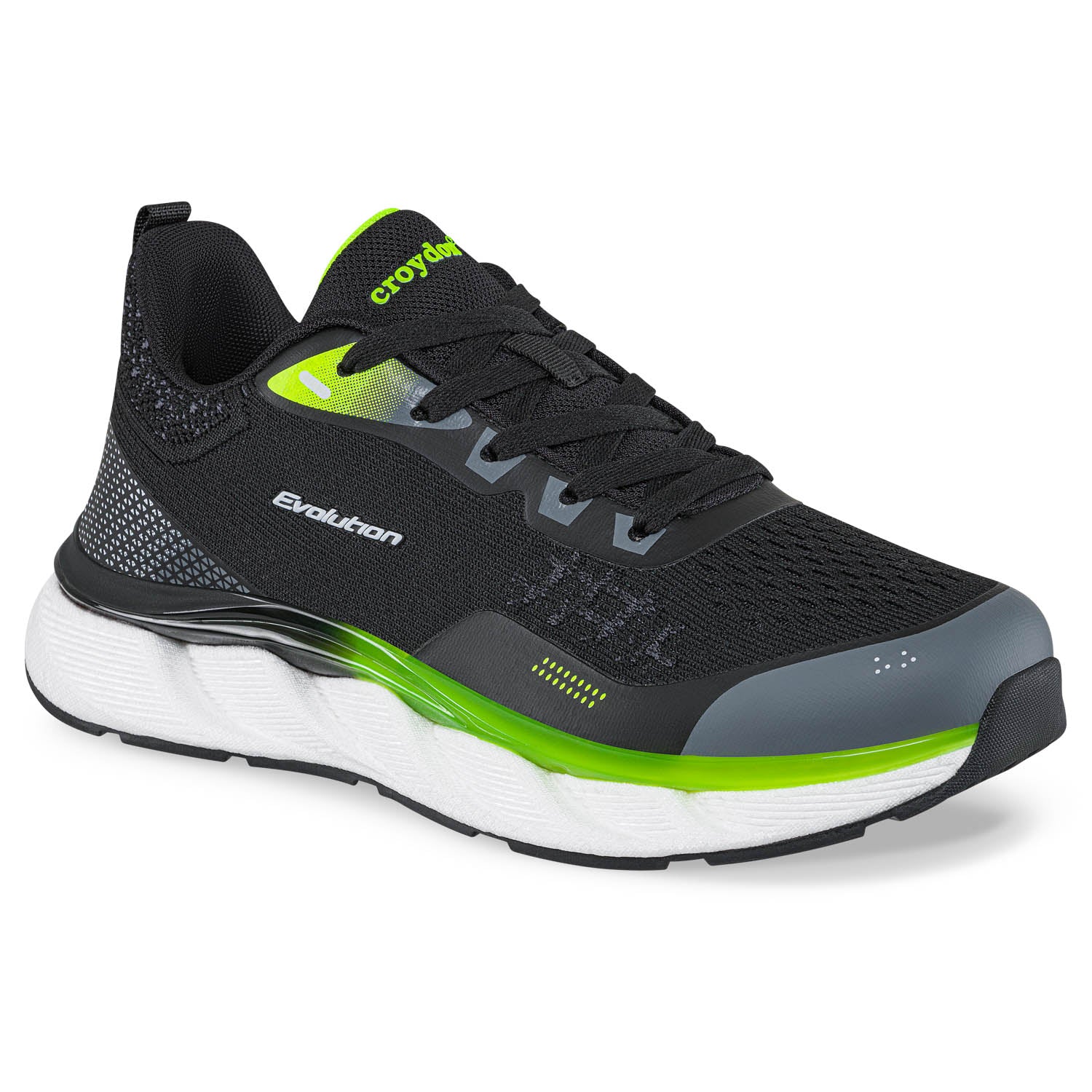 Tenis Running Viura Negro Croydon para Hombre