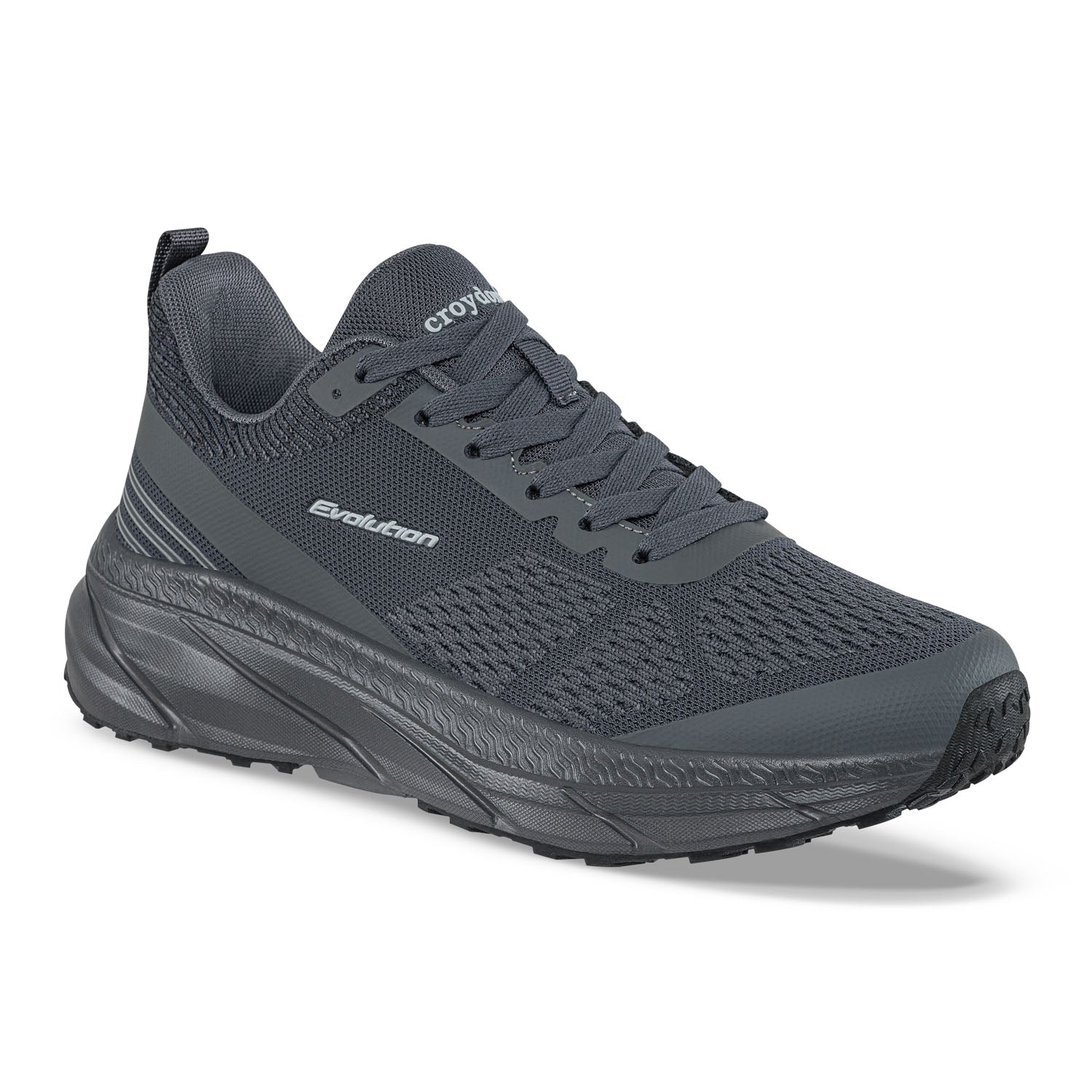 Tenis Running Xinde Gris Osc Croydon para Hombre