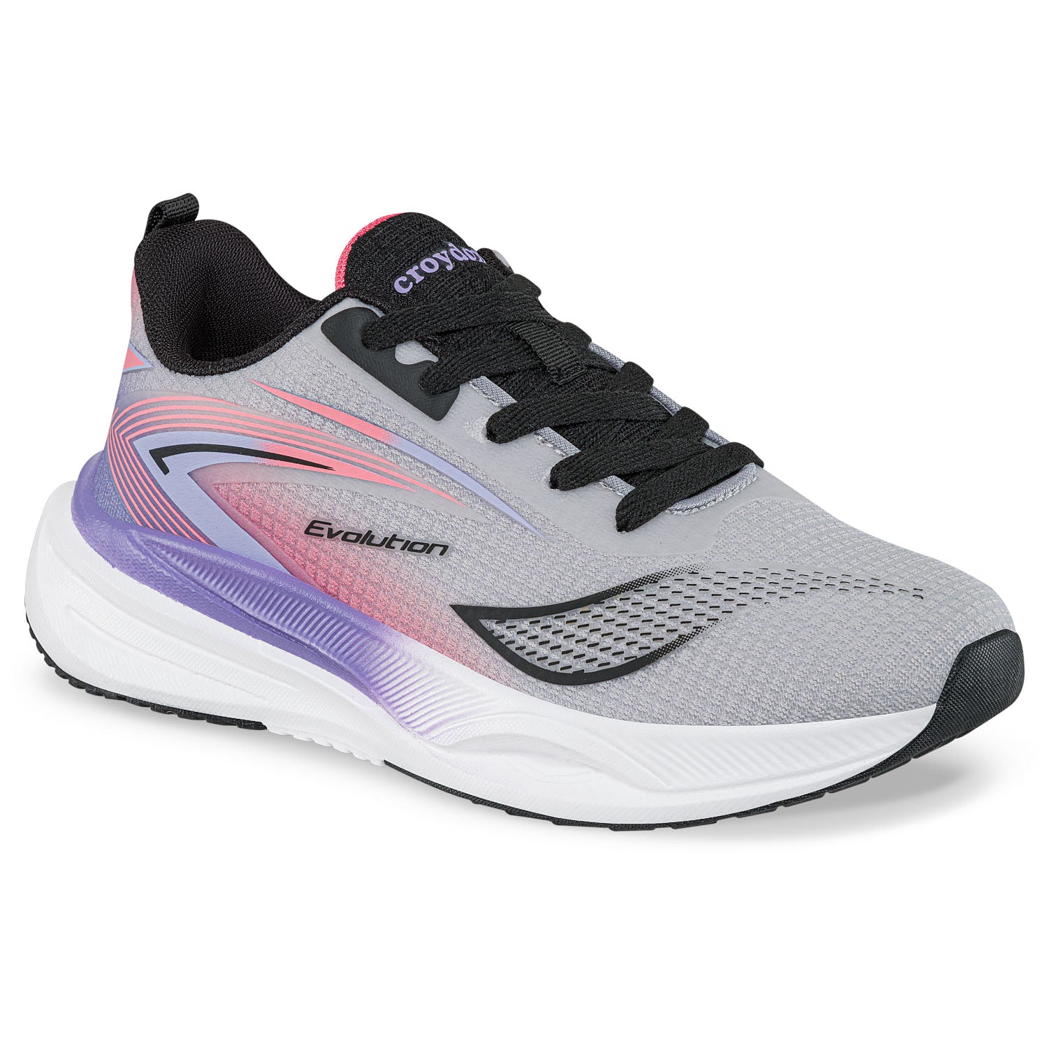 Tenis Running Xirte Gris Croydon para Mujer