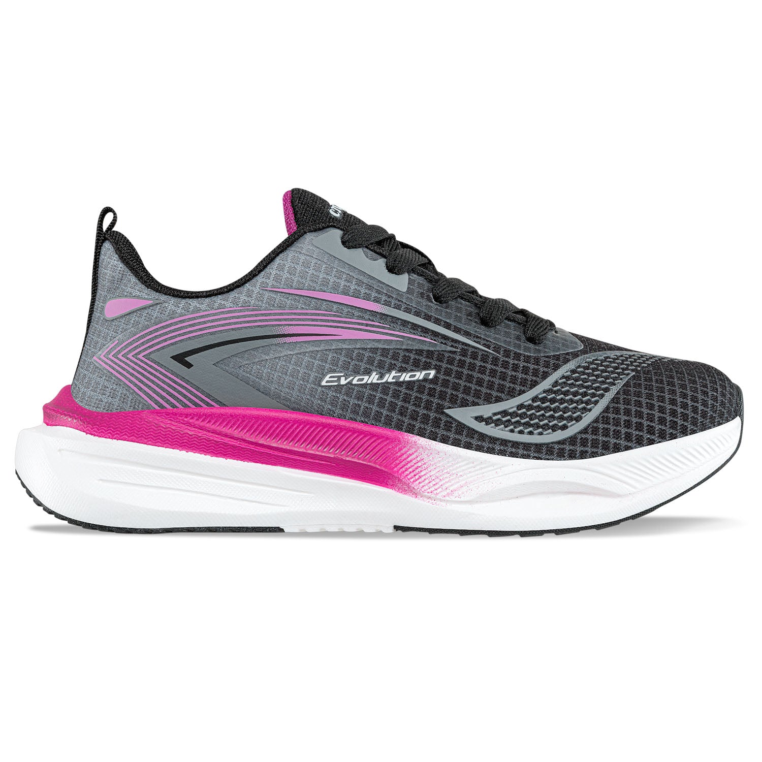 Tenis Running Xirte Negro Croydon para Mujer
