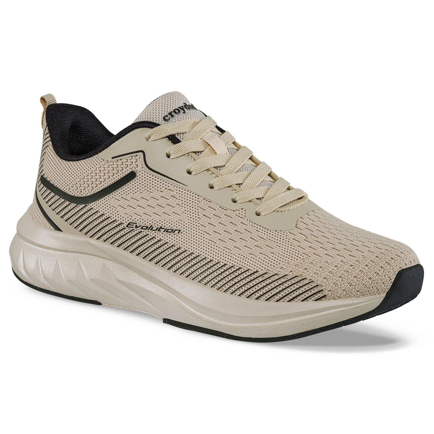 Tenis Running Zandu Beige Croydon para Hombre