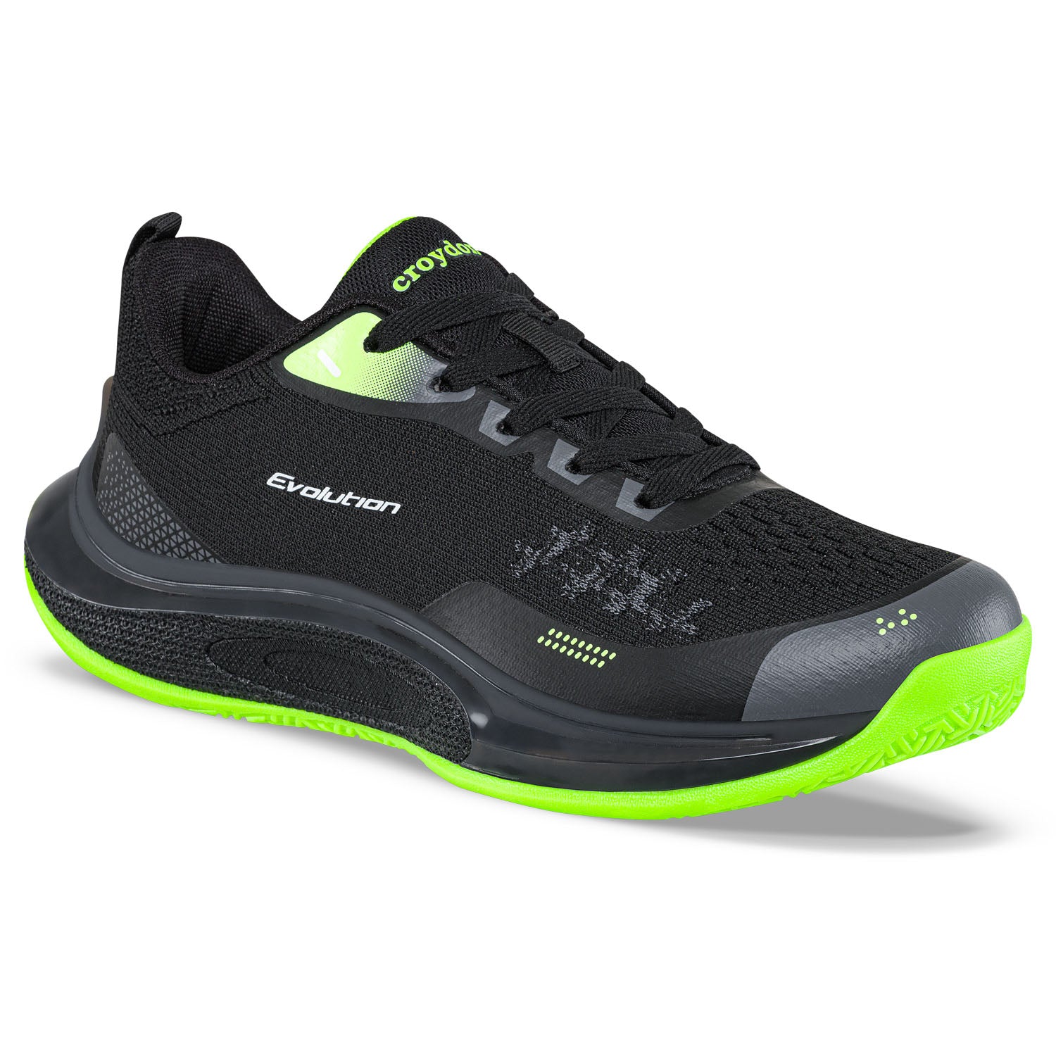 Tenis Running Zikri Negro Croydon para Hombre