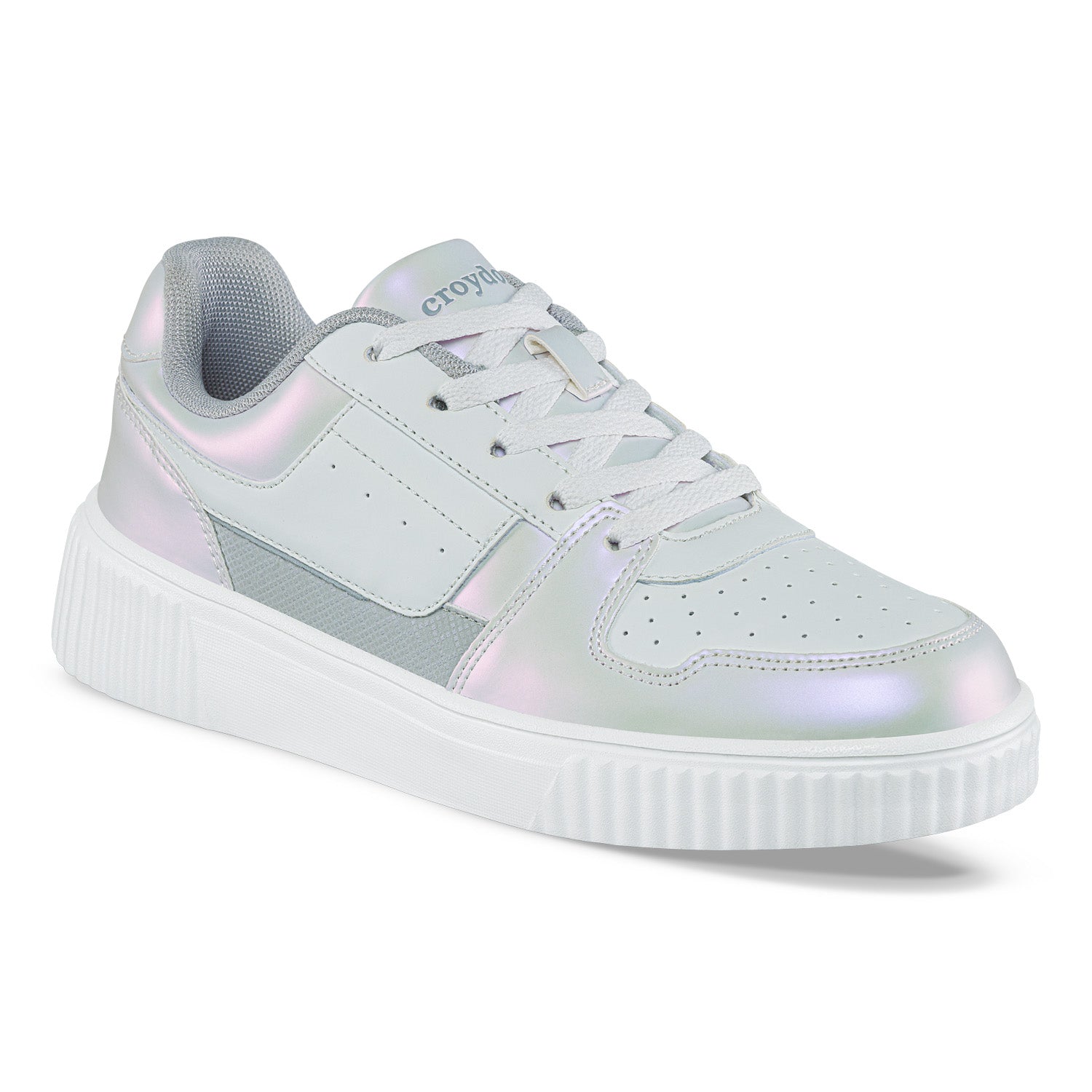 Tenis Urbanos Argenyx Blanco-Gris Croydon para Mujer