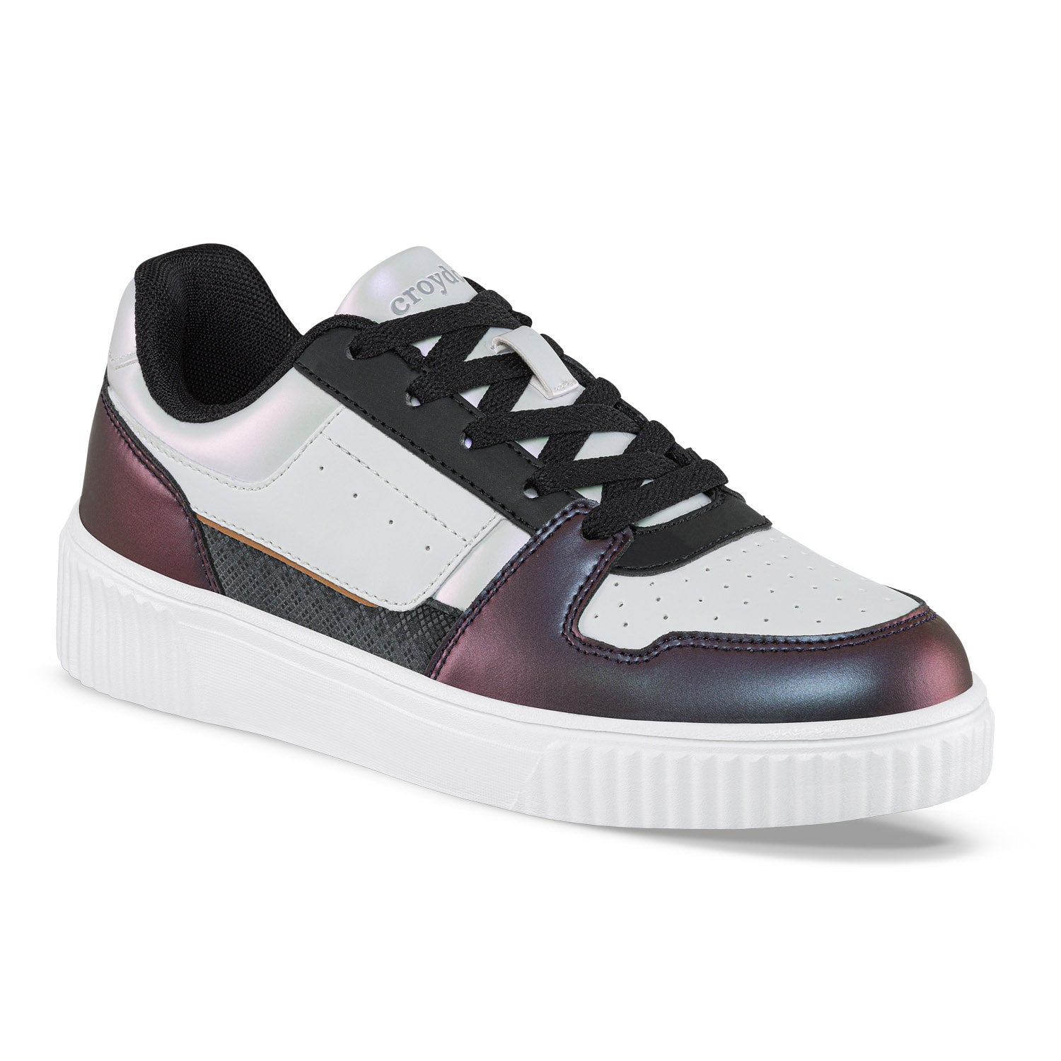 Tenis Urbanos Argenyx Blanco-Negro Croydon para Mujer