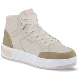 Tenis Urbanos Atrix Beige-Rosa Croydon para Mujer