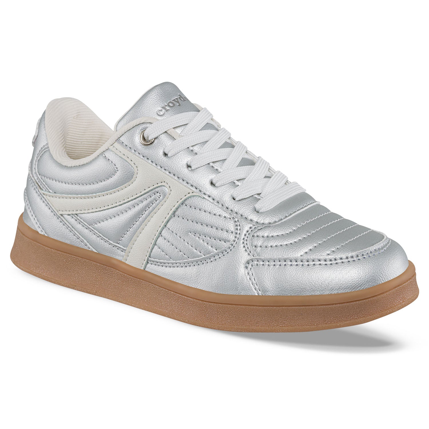 Tenis Urbanos Glyxar Plata Croydon para Mujer