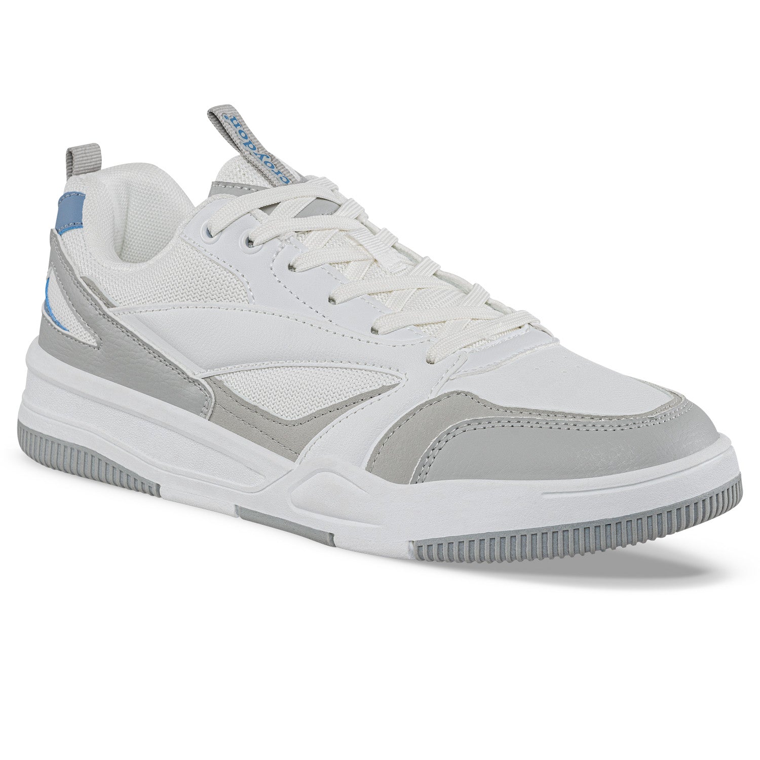 Tenis Urbanos Lynco Blanco-Gris Croydon para Hombre