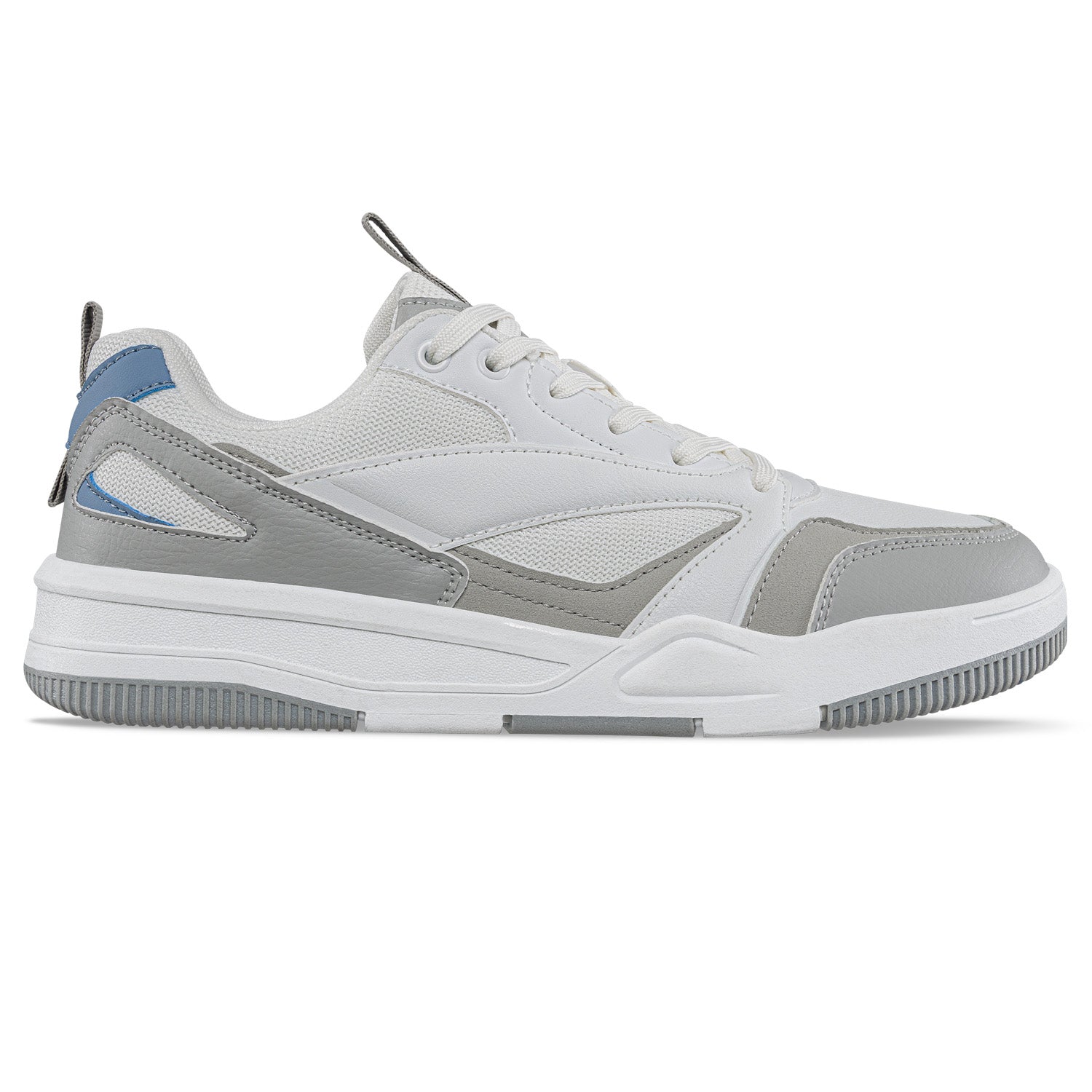 Tenis Urbanos Lynco Blanco-Gris Croydon para Hombre