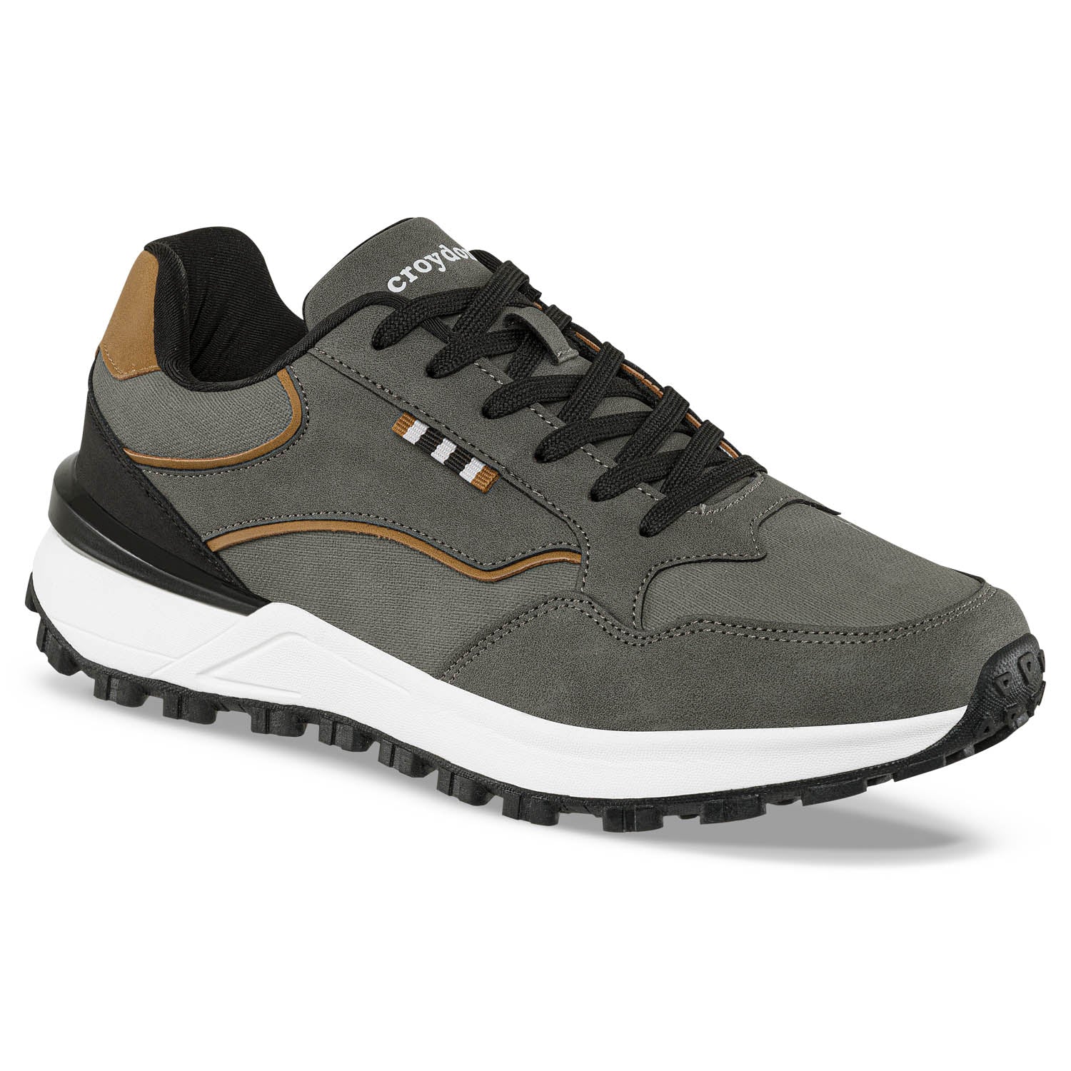 Tenis Urbanos Pehuf Gris Croydon para Hombre