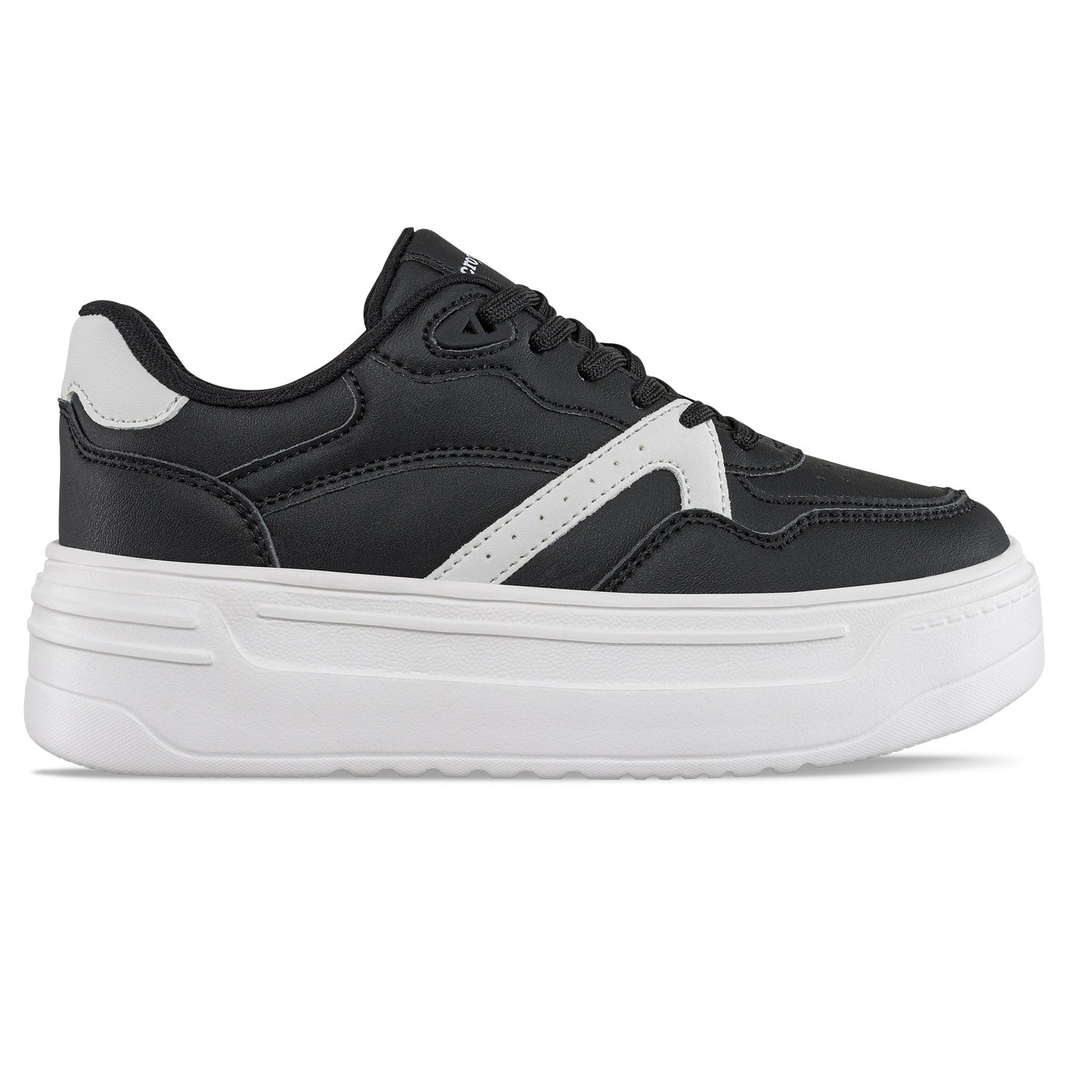 Tenis Urbanos Plitty Negro-Blanco Croydon para Mujer