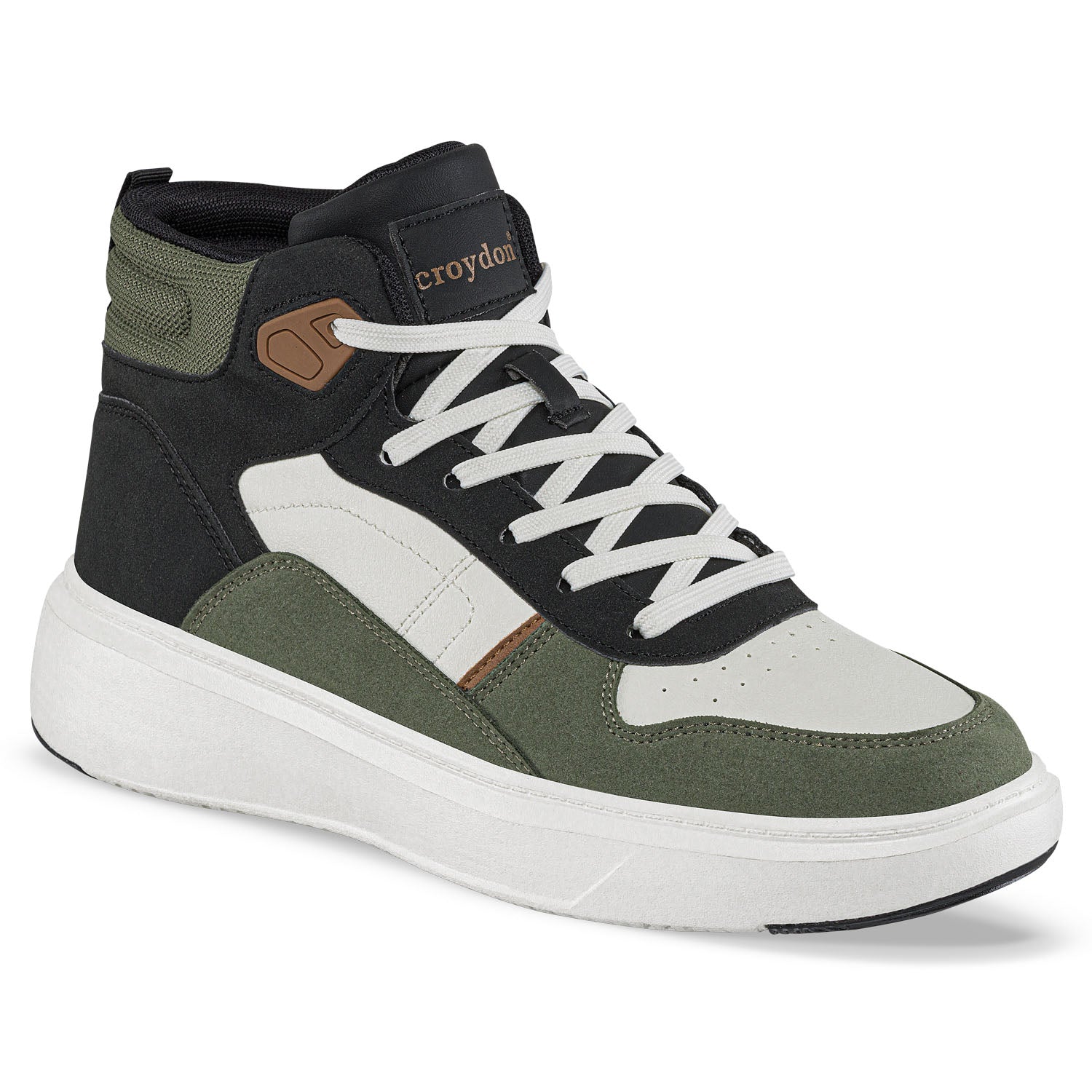 Tenis Urbanos Tixro Blanco-Negro Croydon para Hombre